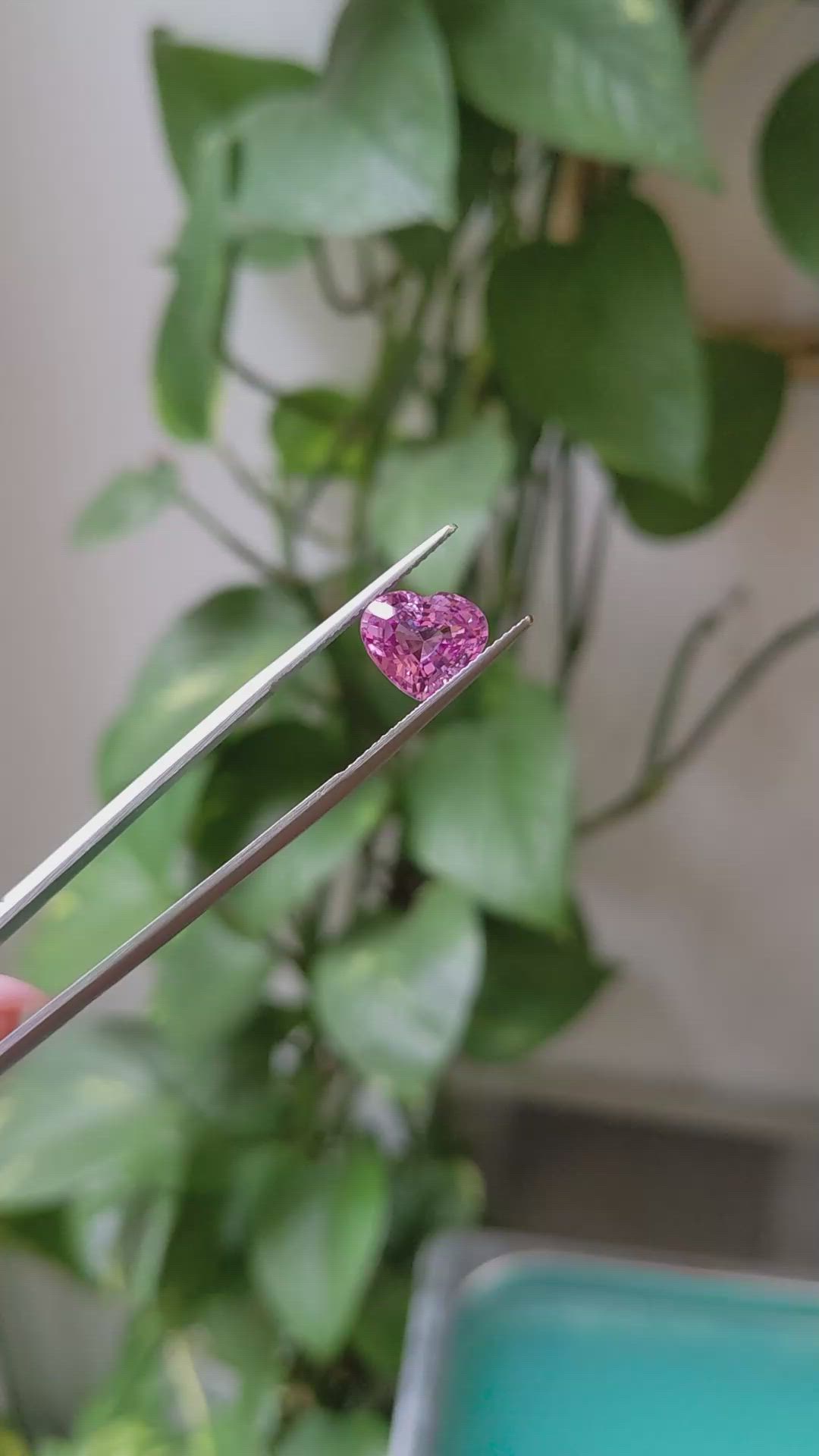 3.07 Ct. Pink Sapphire from Ceylon (Sri Lanka) Size Video
