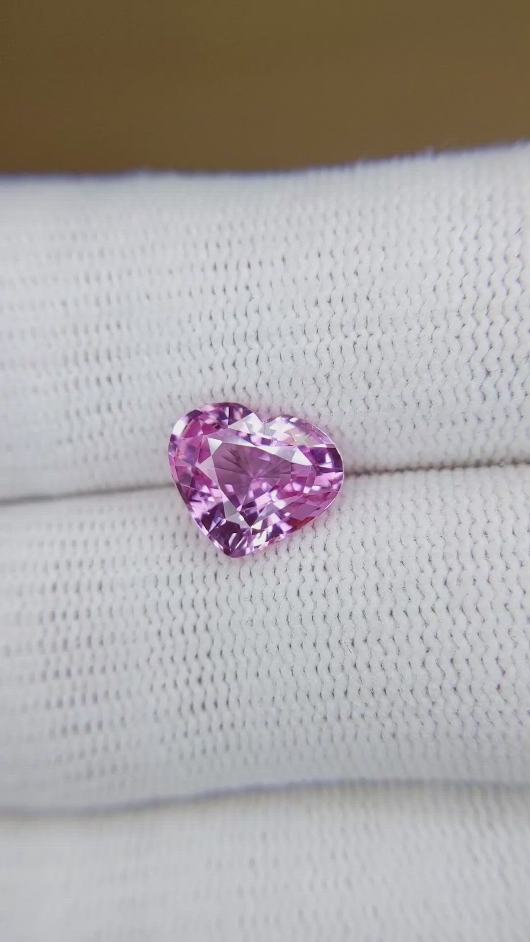 3.07 Ct. Pink Sapphire from Ceylon (Sri Lanka) Size Video