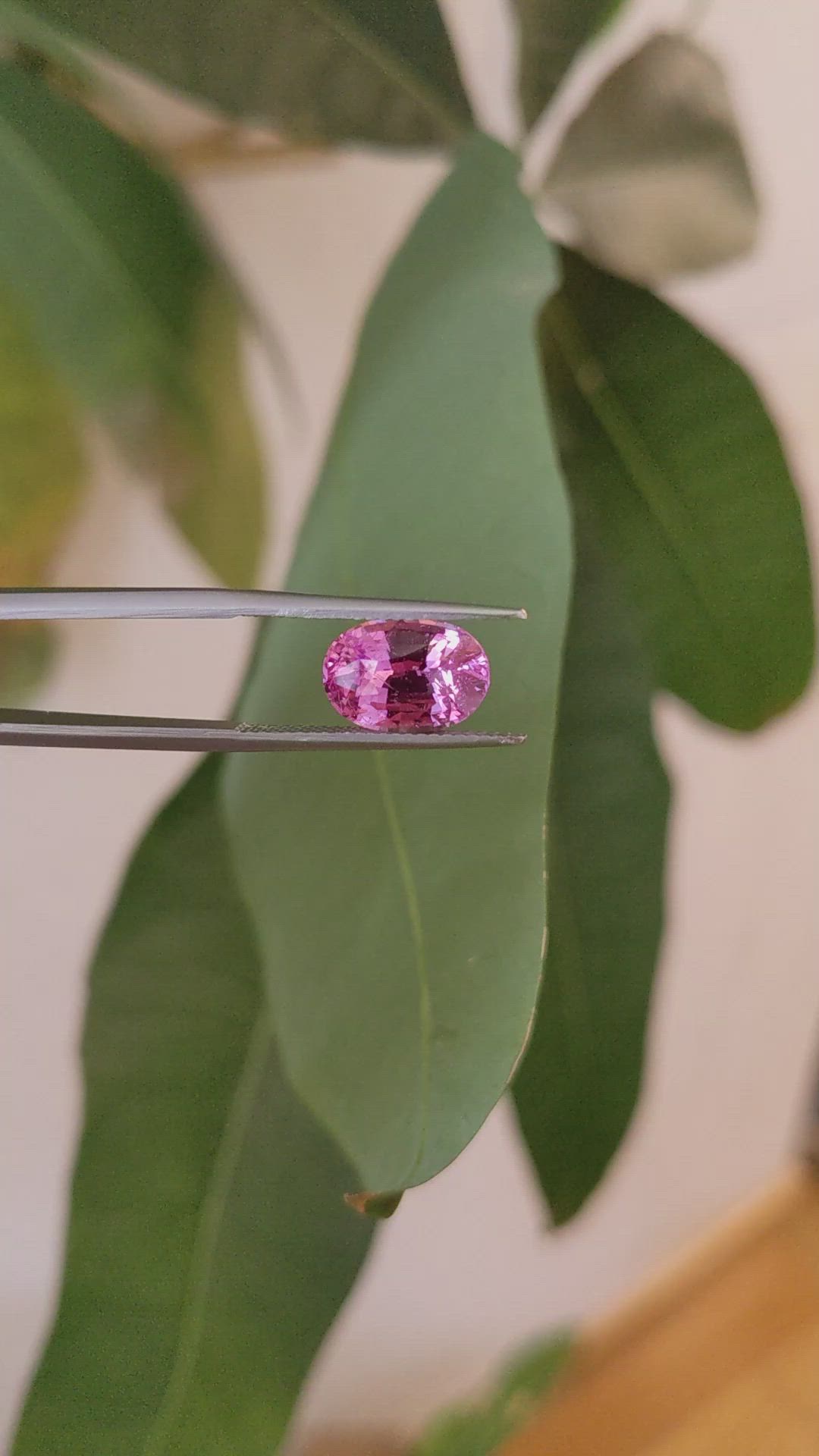 4.03 Ct. Pink Sapphire from Madagascar Size Video