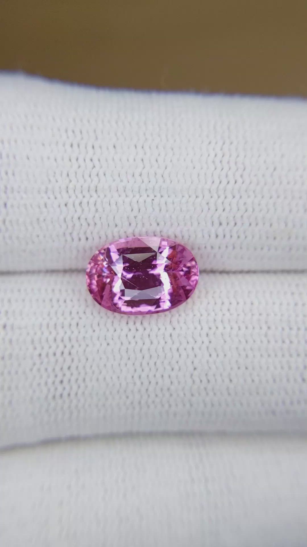 4.03 Ct. Pink Sapphire from Madagascar Size Video