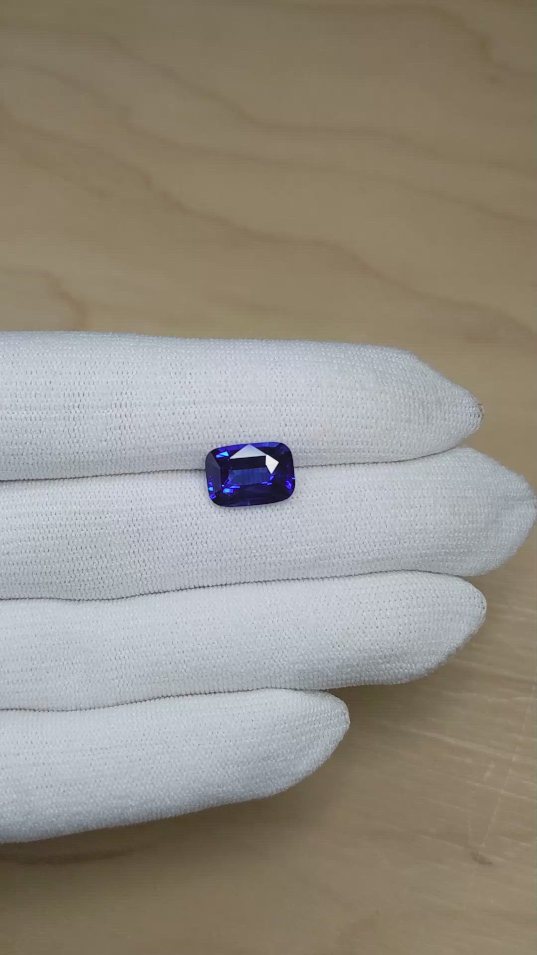 5.29 Ct. Blue Sapphire from Madagascar Size Video
