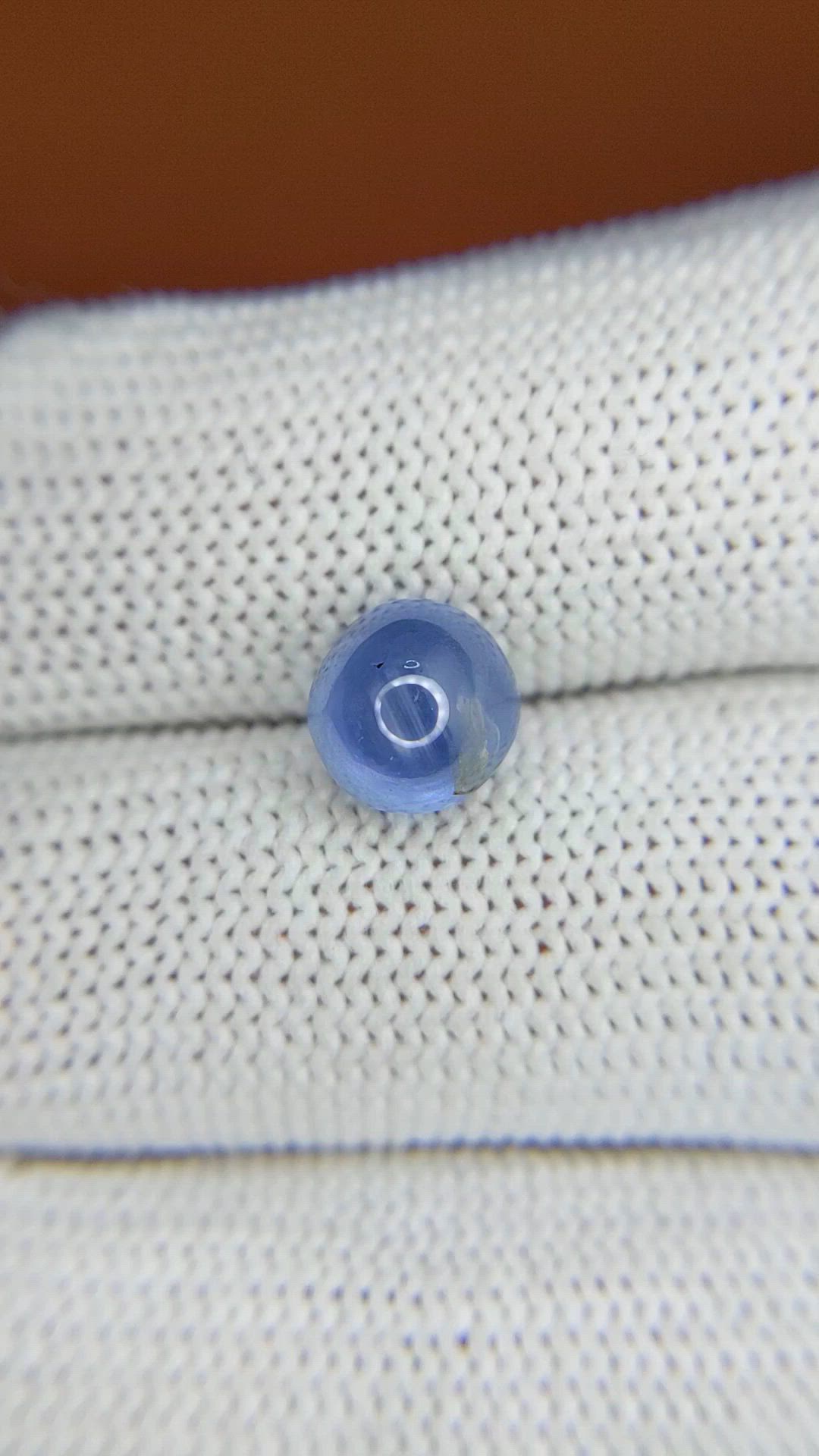 3.47 Ct. Blue Star Sapphire from Ceylon (Sri Lanka) Size Video