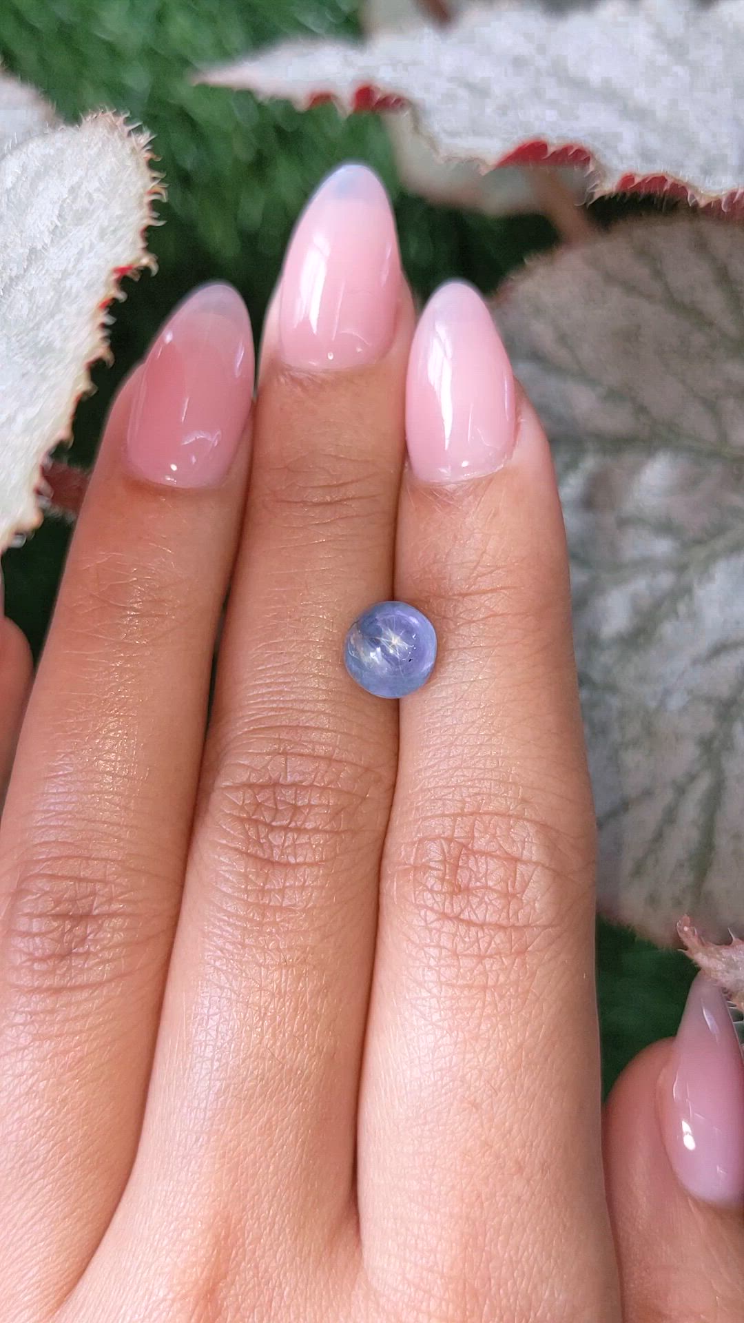 3.47 Ct. Blue Star Sapphire from Ceylon (Sri Lanka) Size Video