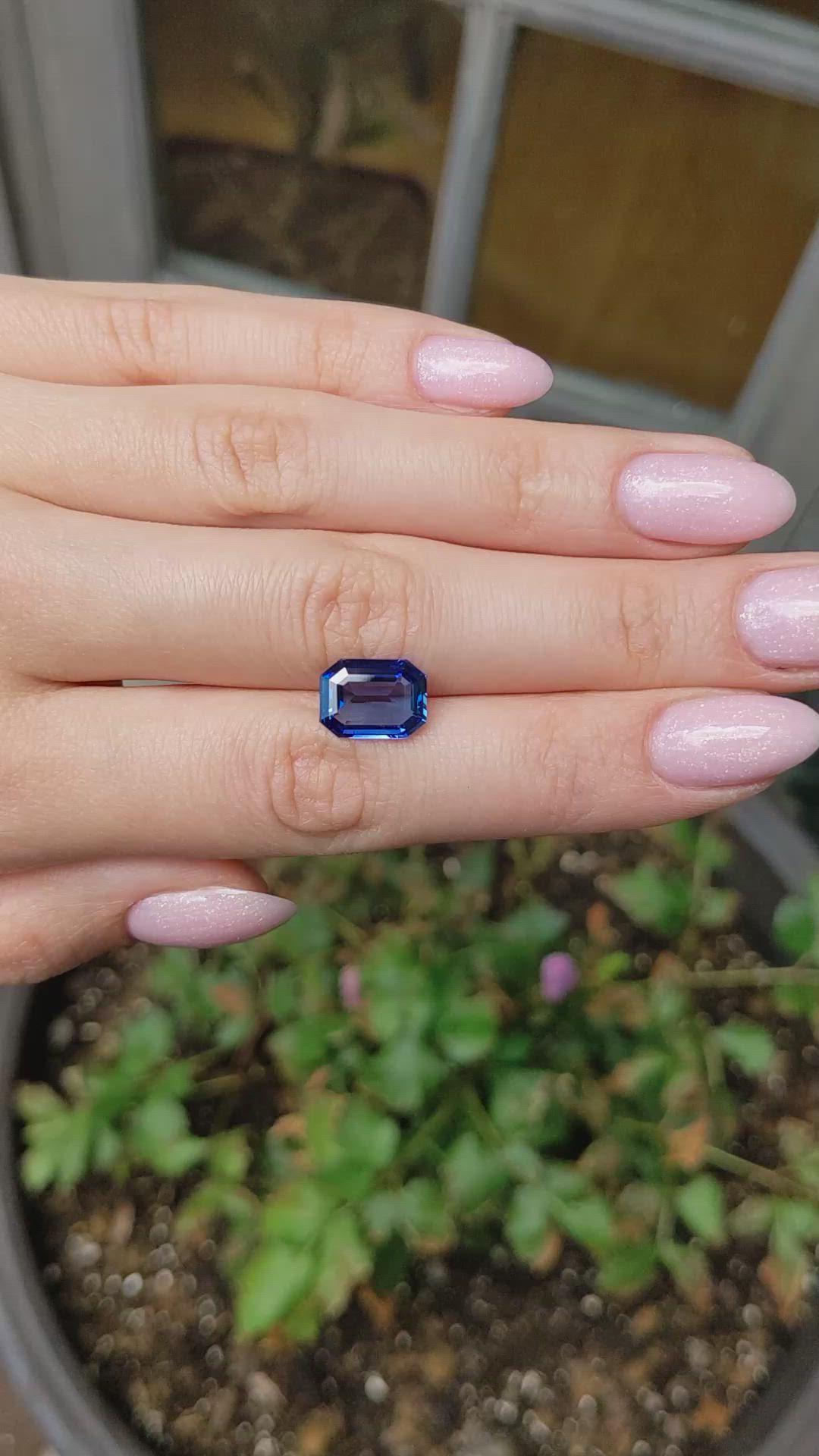 5.11 Ct. Blue Sapphire from Madagascar Size Video