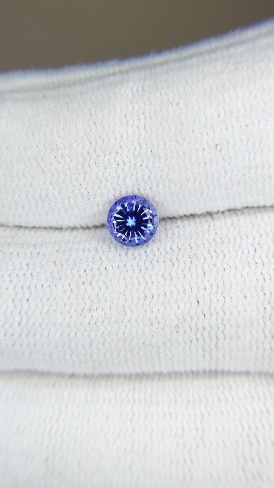 0.79 Ct. Blue Sapphire from Ceylon (Sri Lanka) Size Video