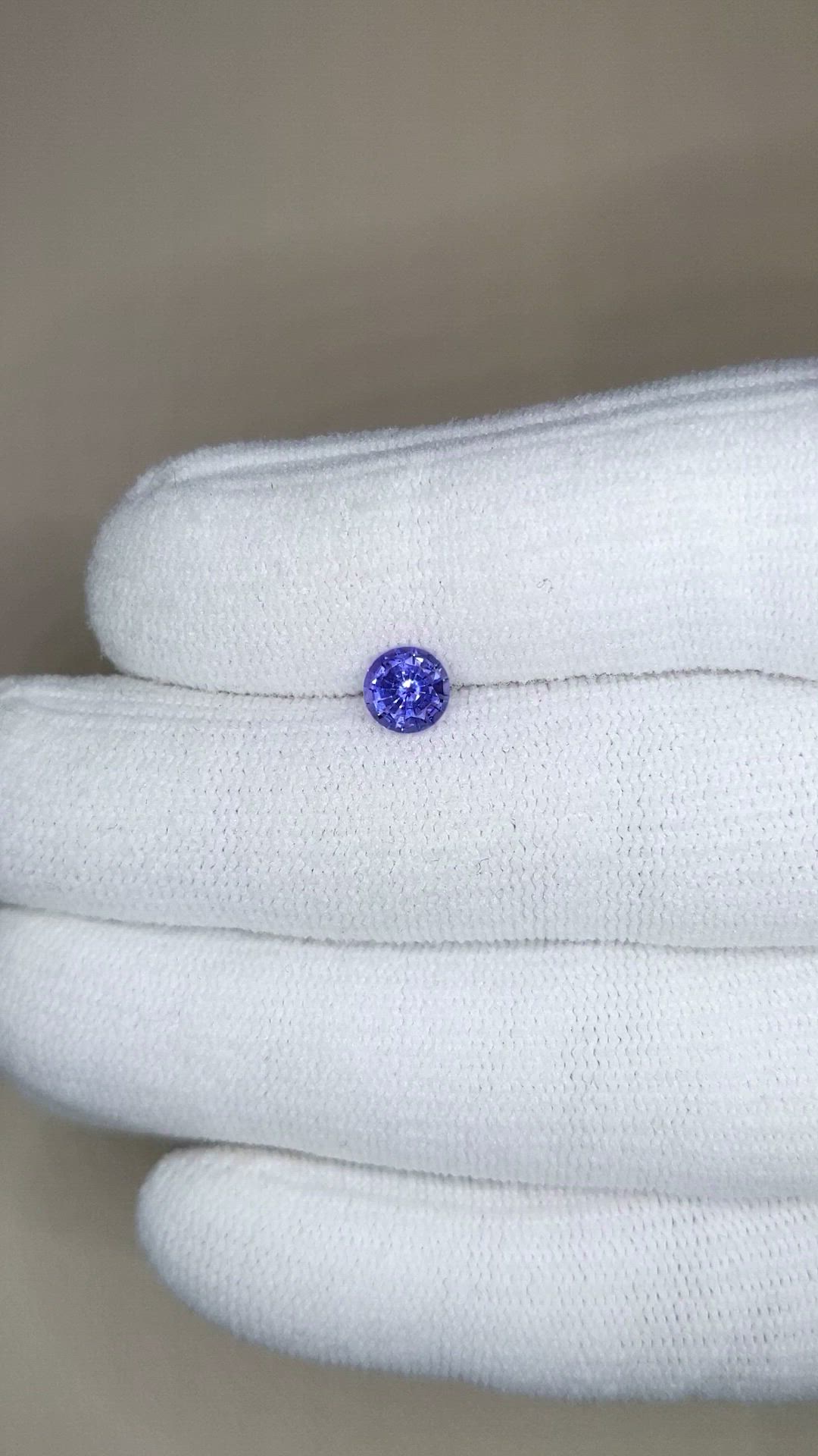 0.79 Ct. Blue Sapphire from Ceylon (Sri Lanka) Size Video