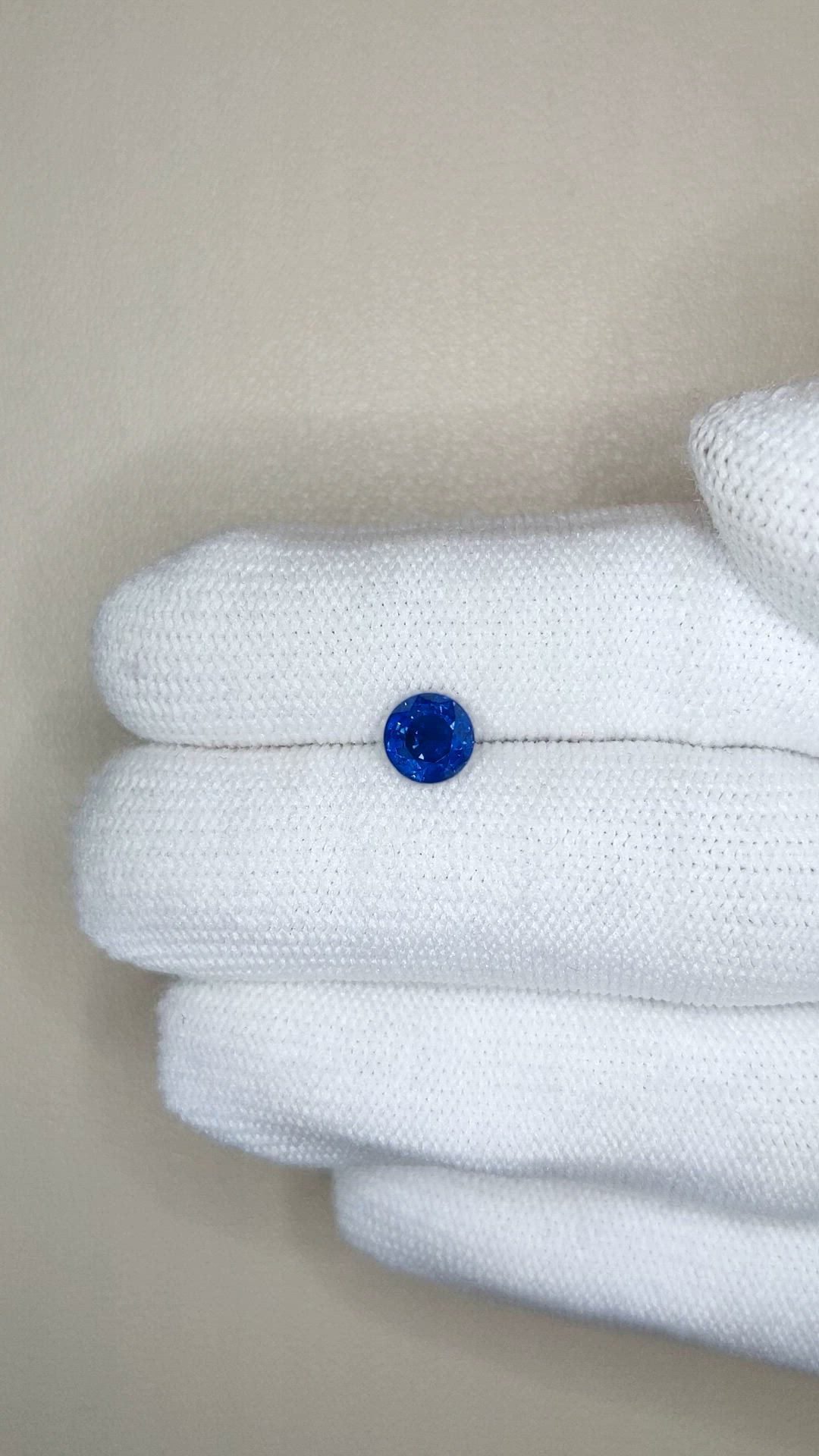 1.27 Ct. Blue Sapphire from Thailand Size Video