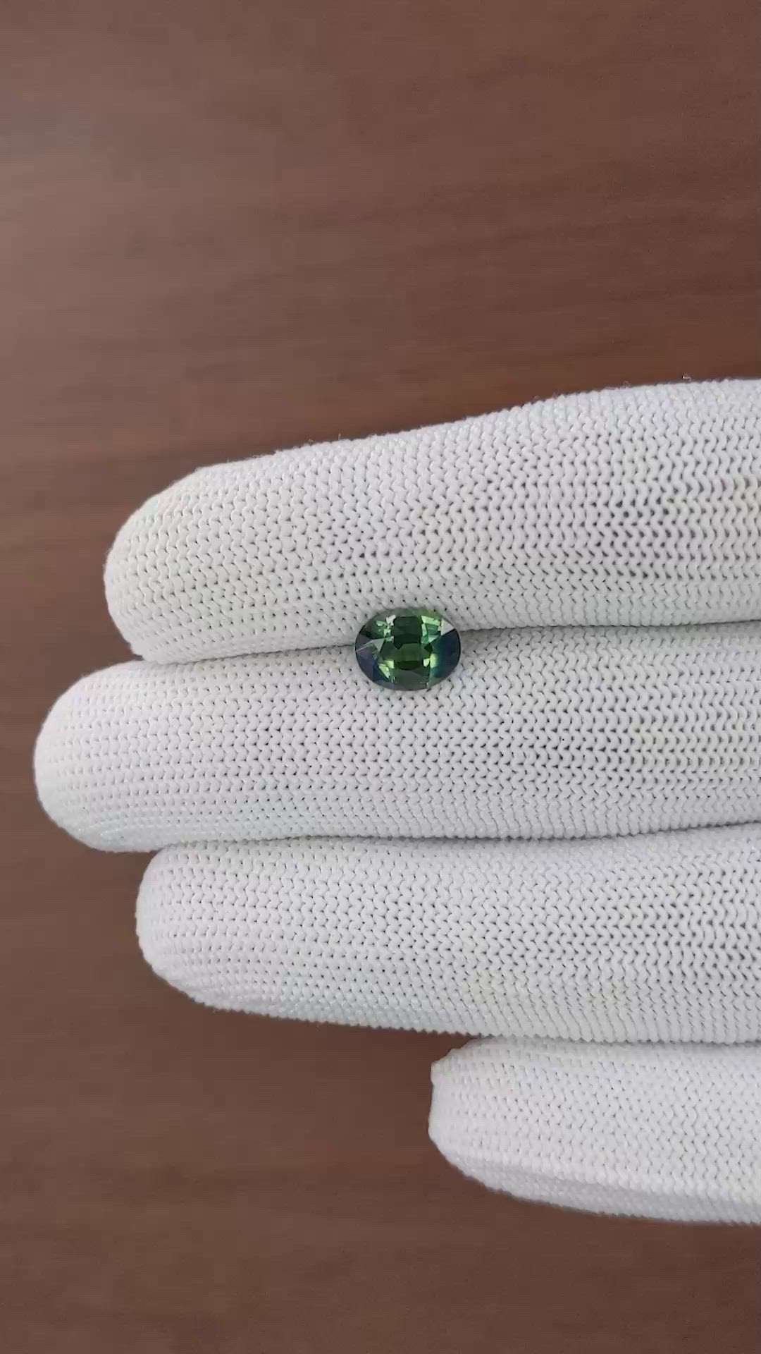 2.13 Ct. Bi Color Sapphire from Madagascar Size Video