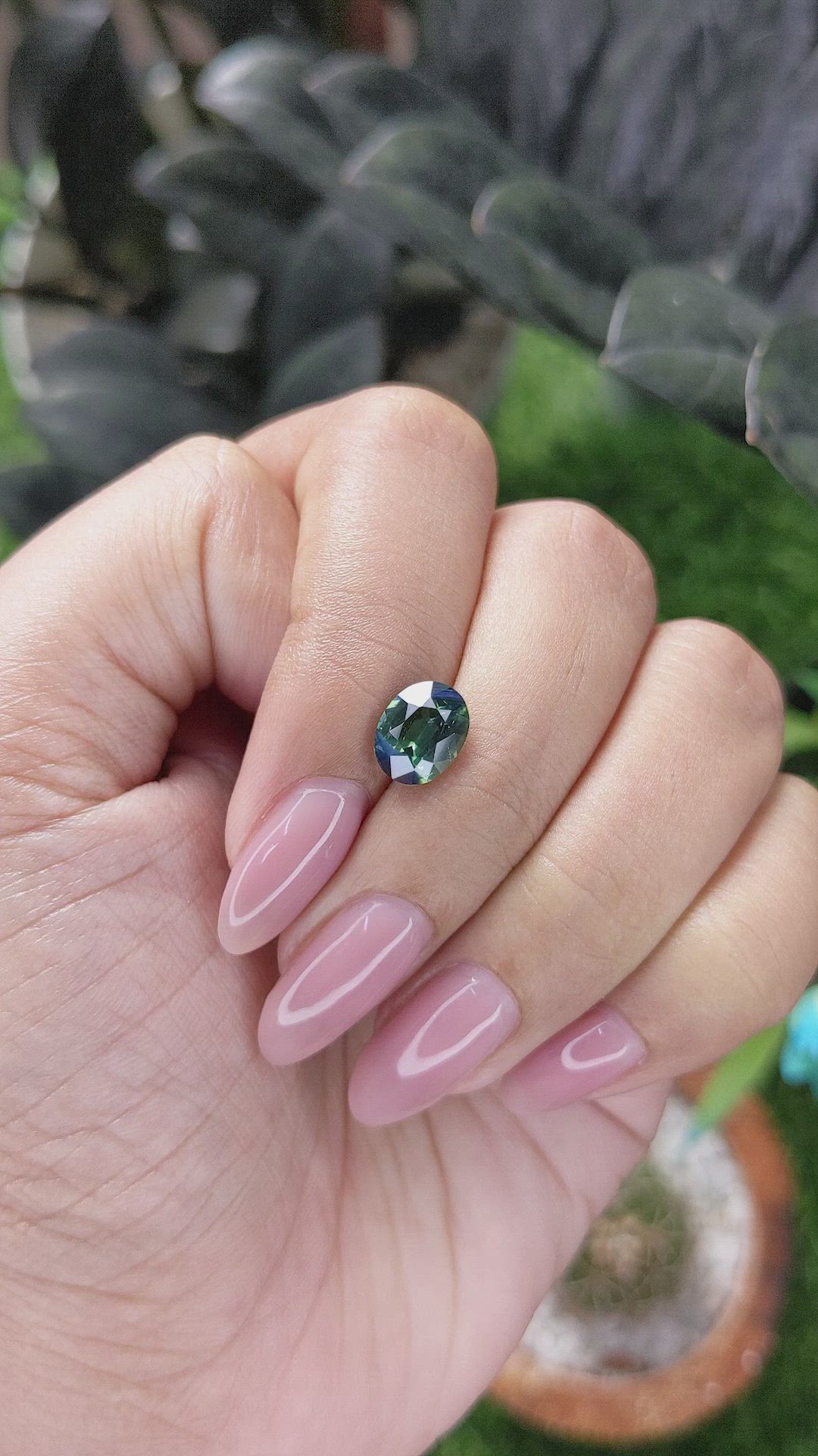 2.13 Ct. Bi Color Sapphire from Madagascar Size Video