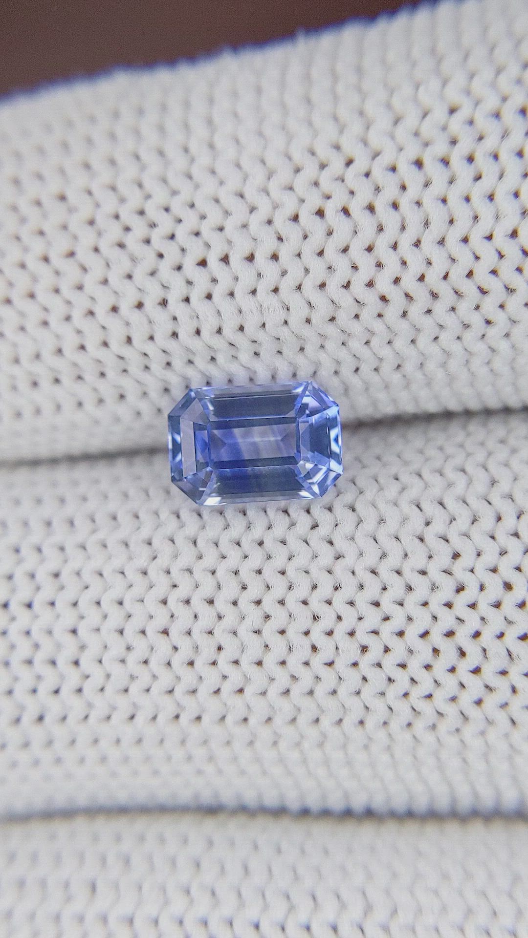 1.52 Ct. Blue Sapphire from Ceylon (Sri Lanka) Size Video