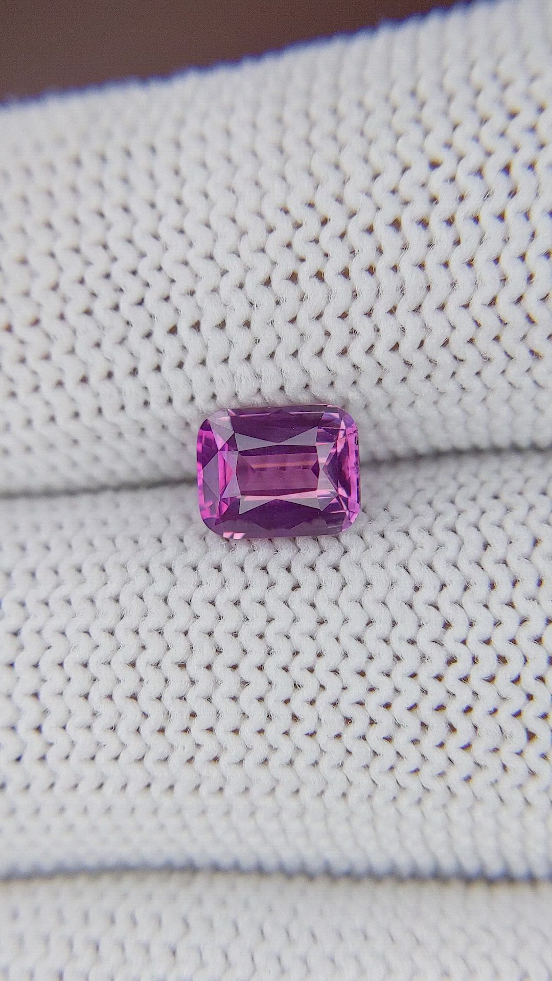 1.18 Ct. Purplish Pink Sapphire from Madagascar Size Video