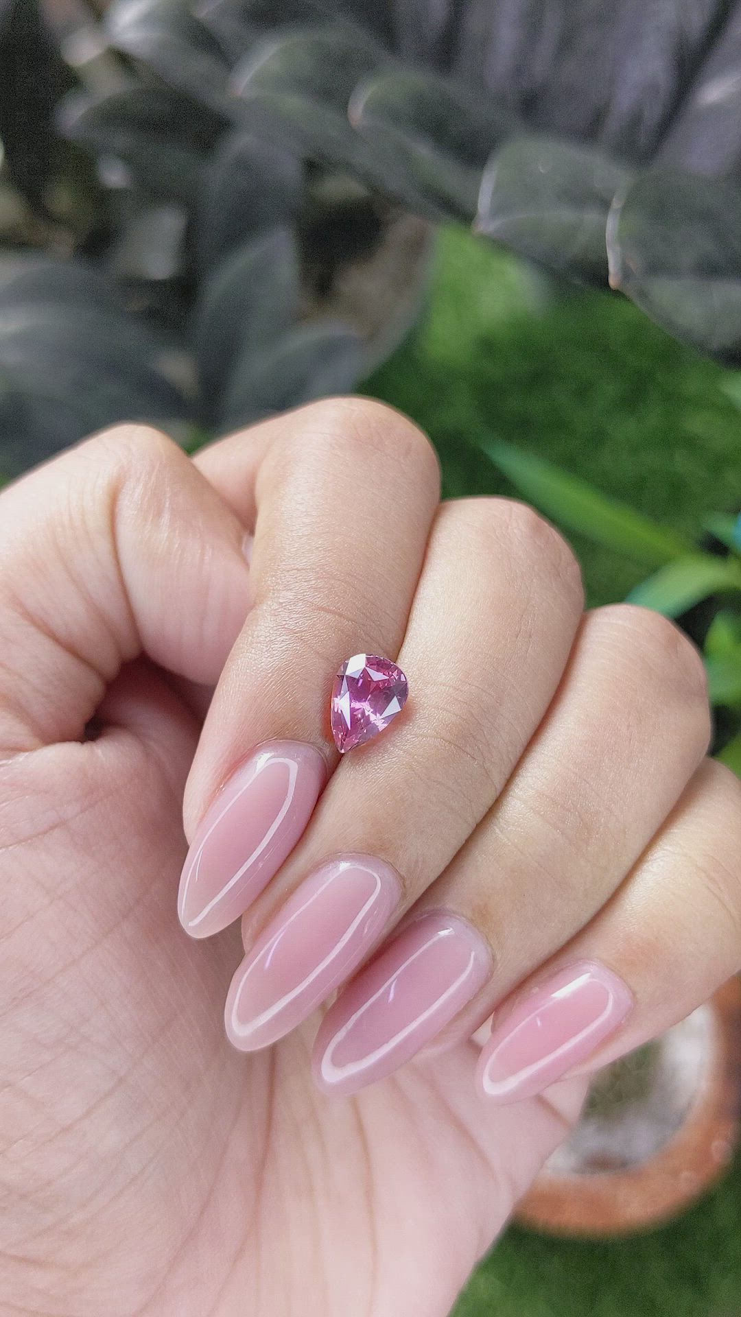 1.56 Ct. Padparadscha Sapphire from Madagascar Size Video