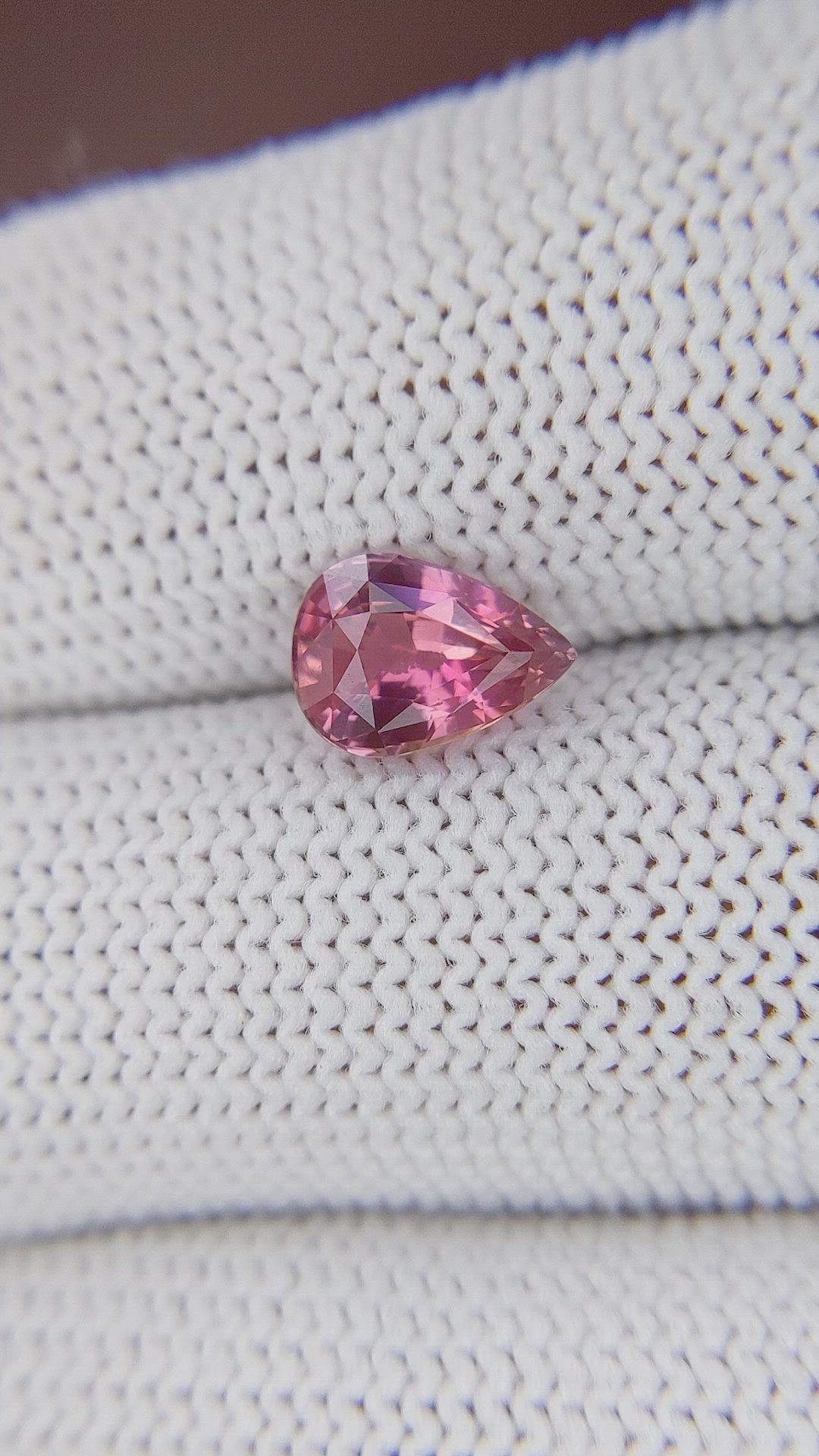 1.56 Ct. Padparadscha Sapphire from Madagascar Size Video