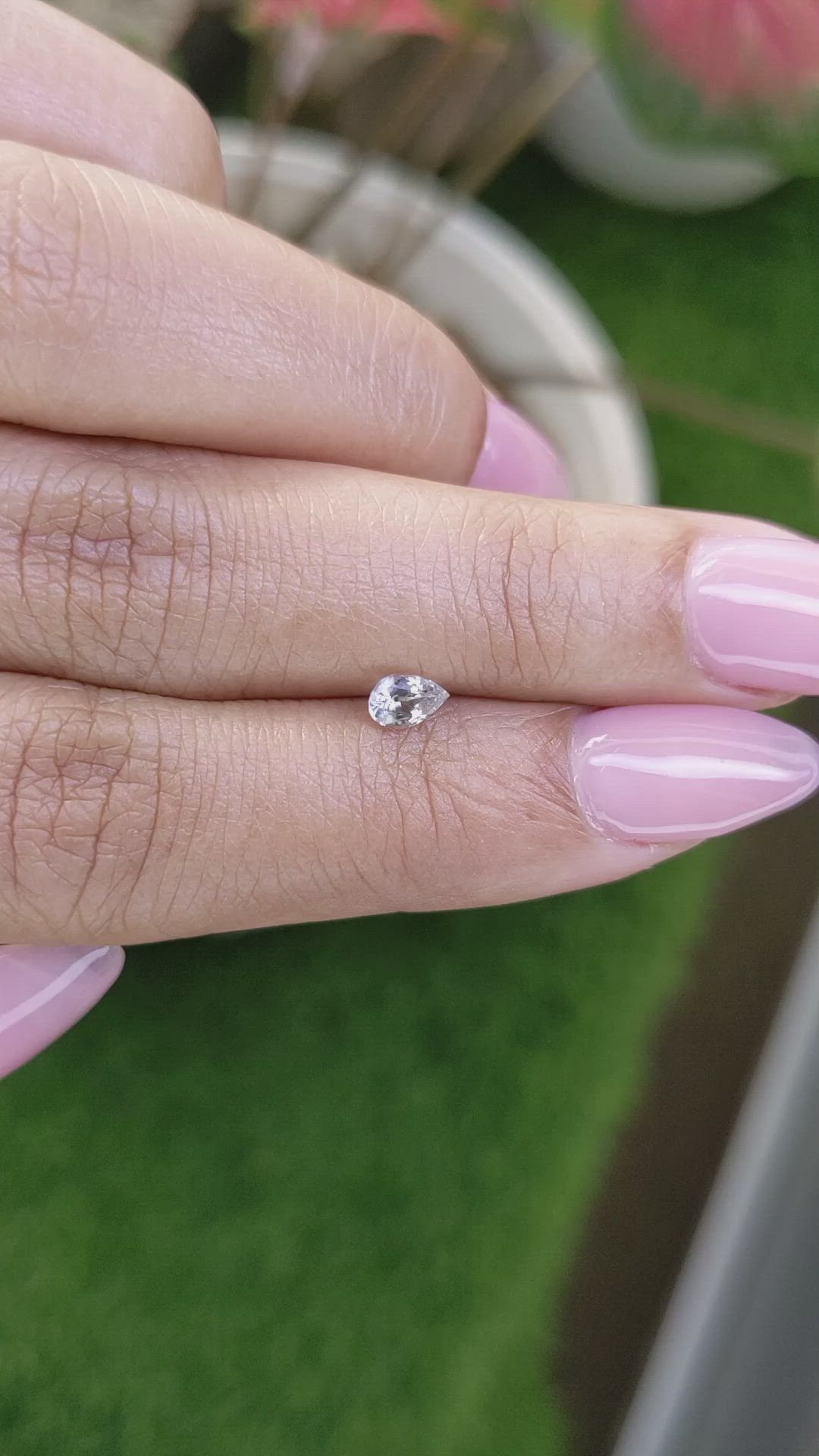 0.36 Ct. Yellow Sapphire from Ceylon (Sri Lanka) Size Video