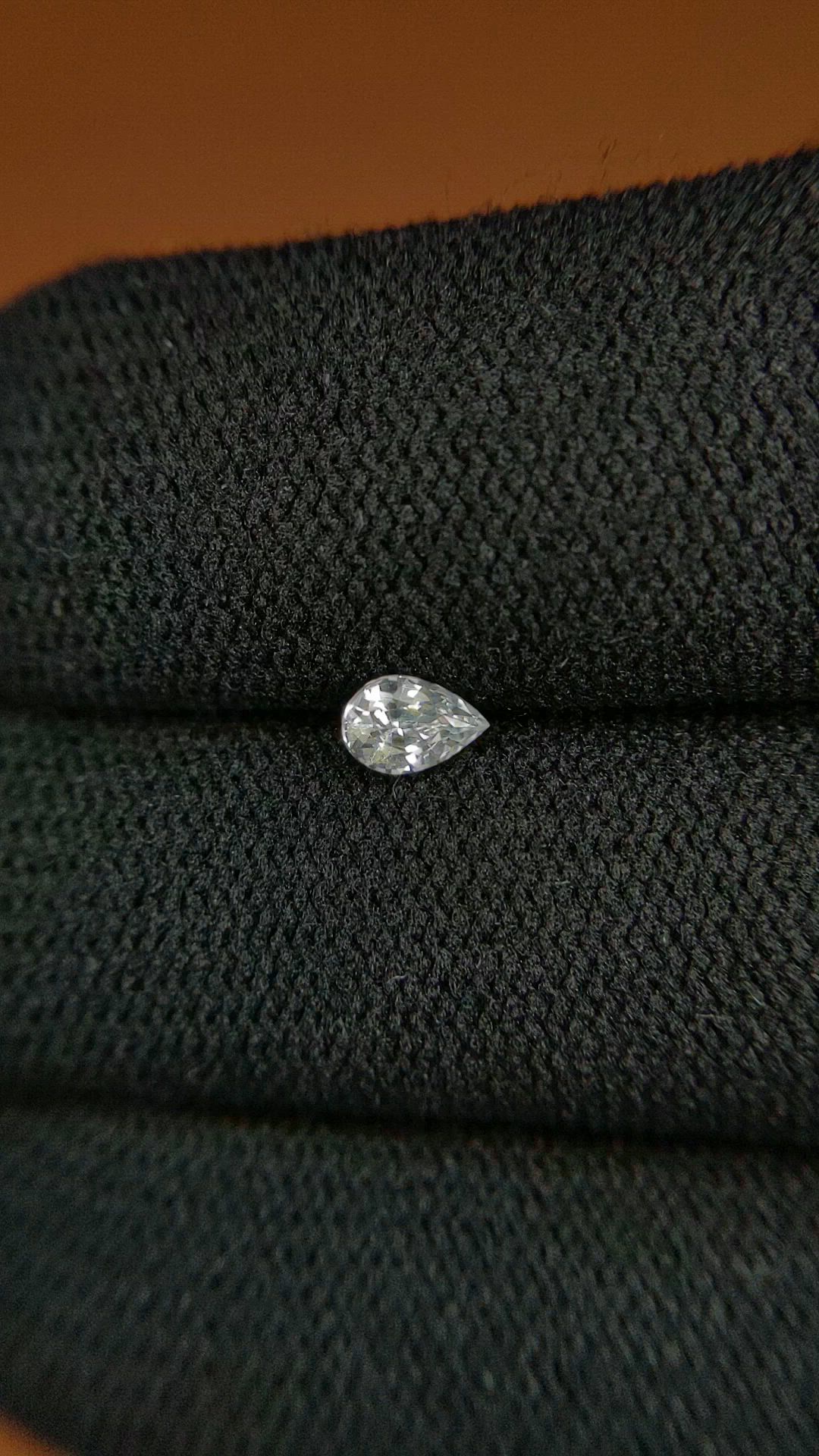 0.36 Ct. Yellow Sapphire from Ceylon (Sri Lanka) Size Video
