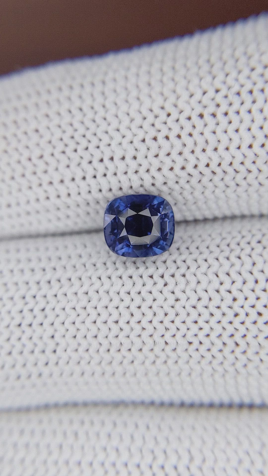 1.86 Ct. Purplish Blue Sapphire from Tanzania Size Video