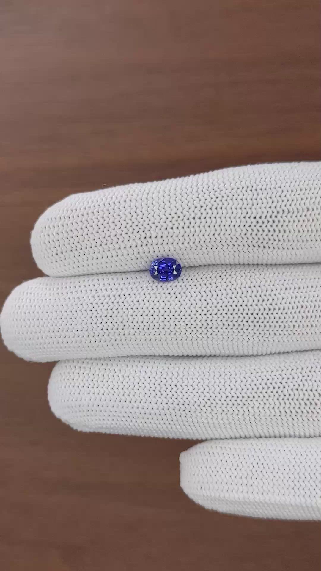 0.78 Ct. Color Change Sapphire from Tanzania Size Video