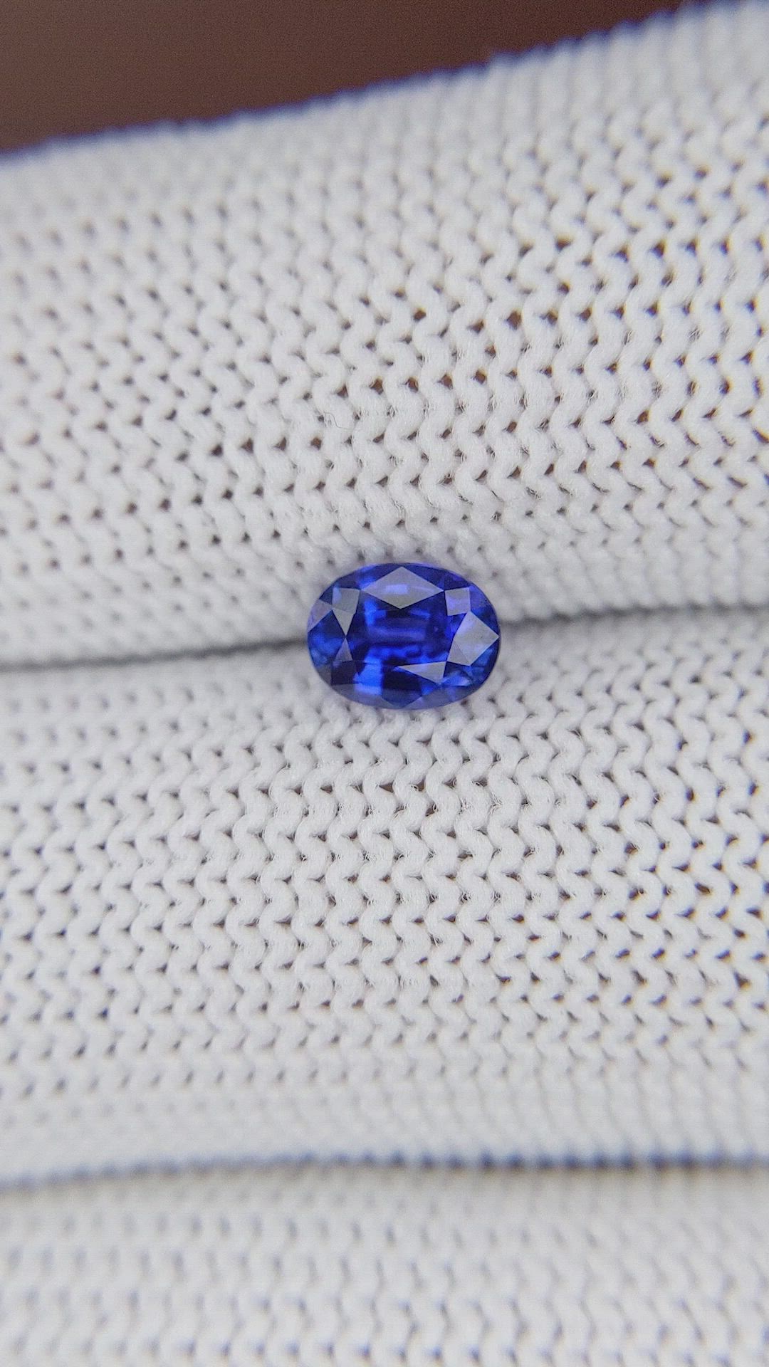 0.78 Ct. Color Change Sapphire from Tanzania Size Video