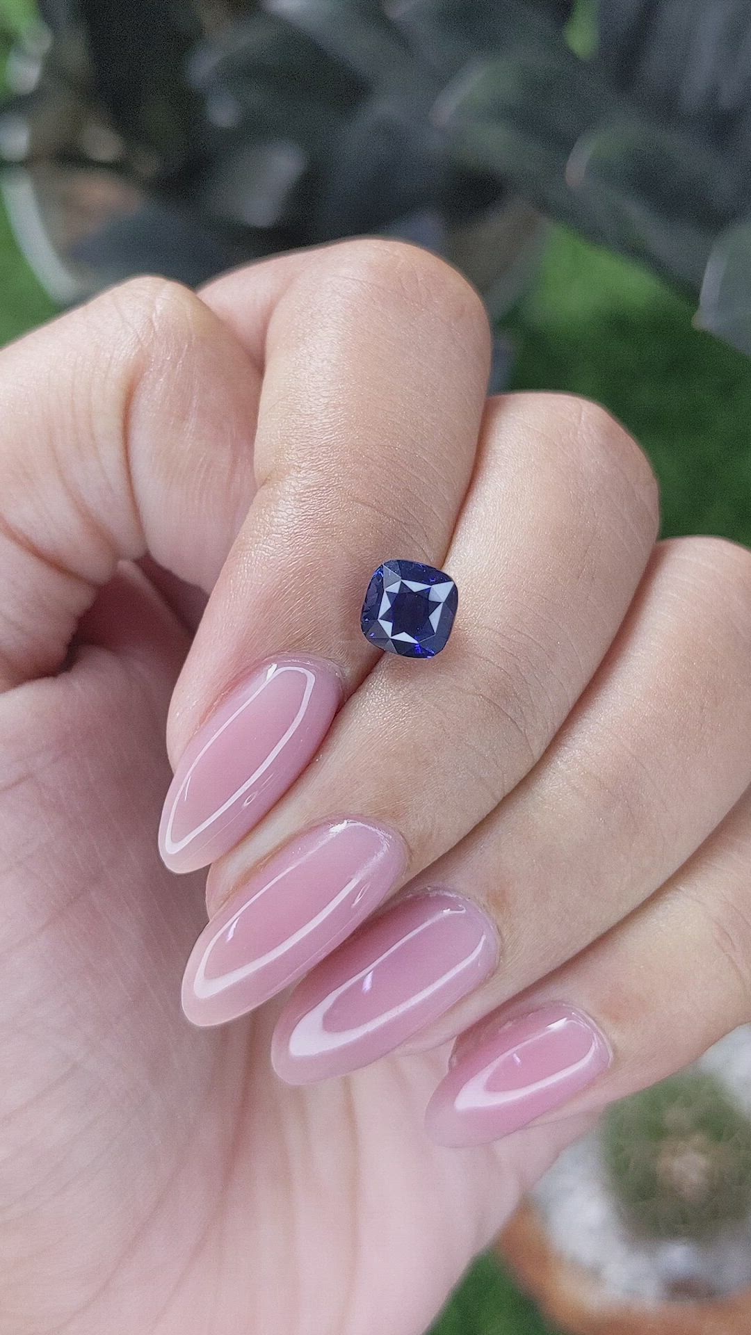 2.02 Ct. Blue Sapphire from Madagascar Size Video
