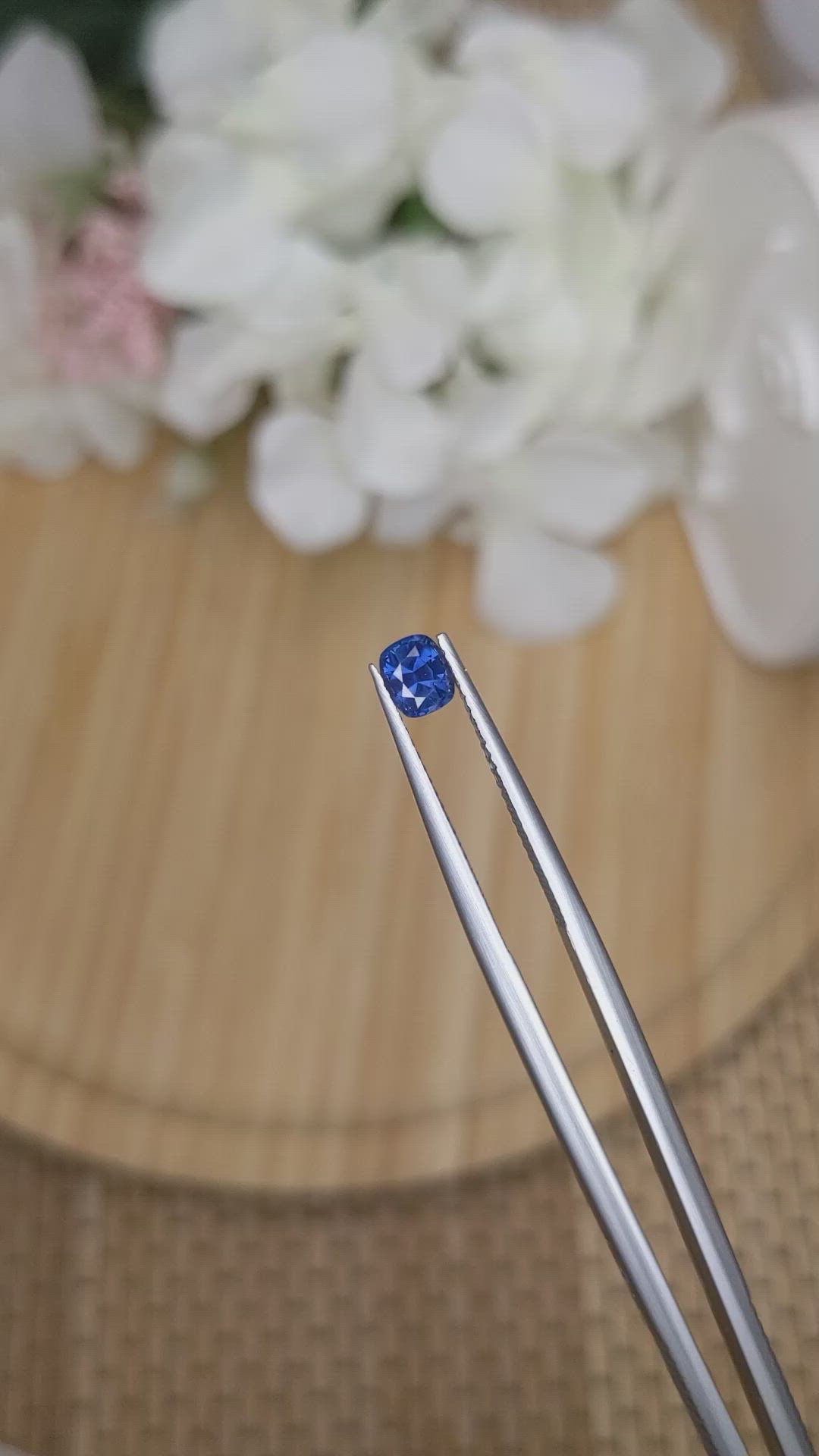 0.69 Ct. Blue Sapphire from Madagascar Size Video