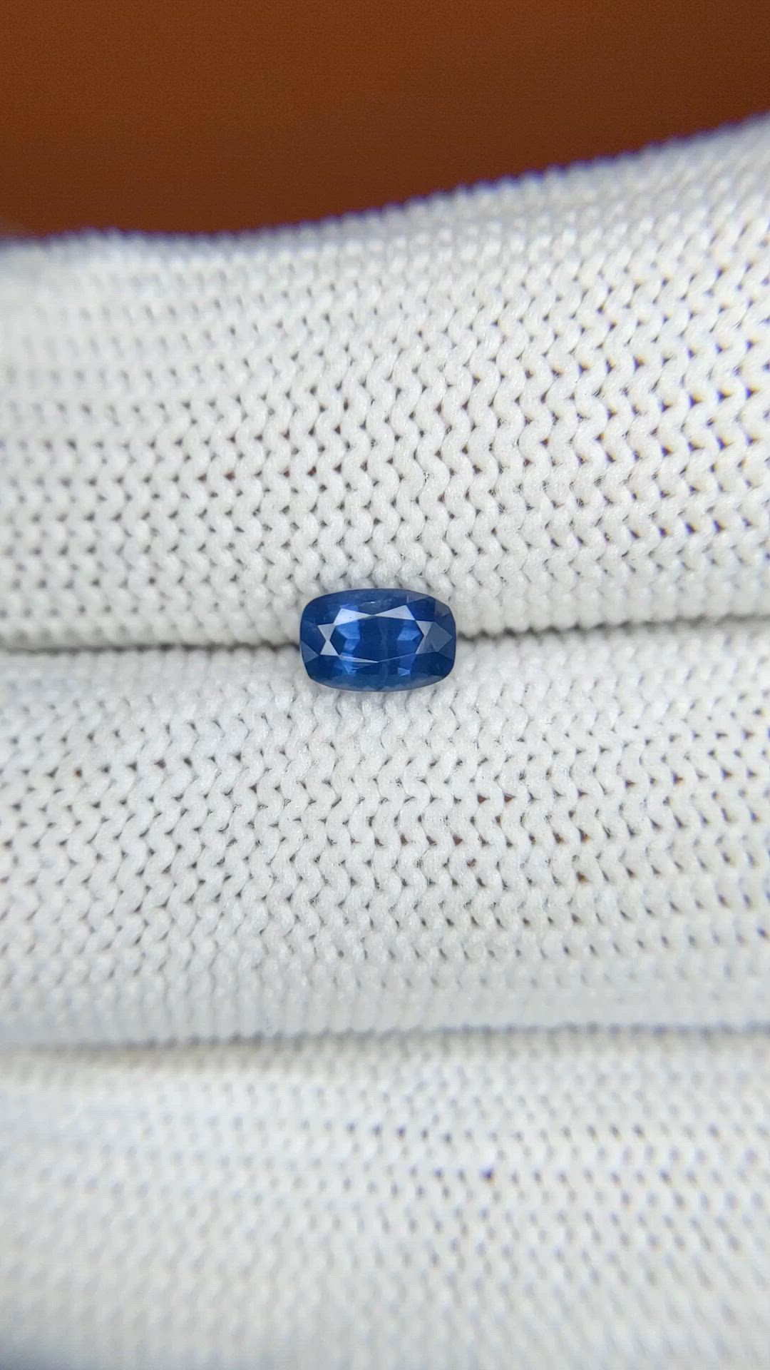 0.67 Ct. Blue Sapphire from Madagascar Size Video