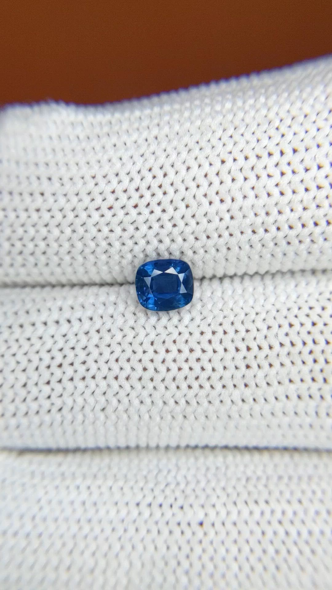 0.82 Ct. Blue Sapphire from Madagascar Size Video