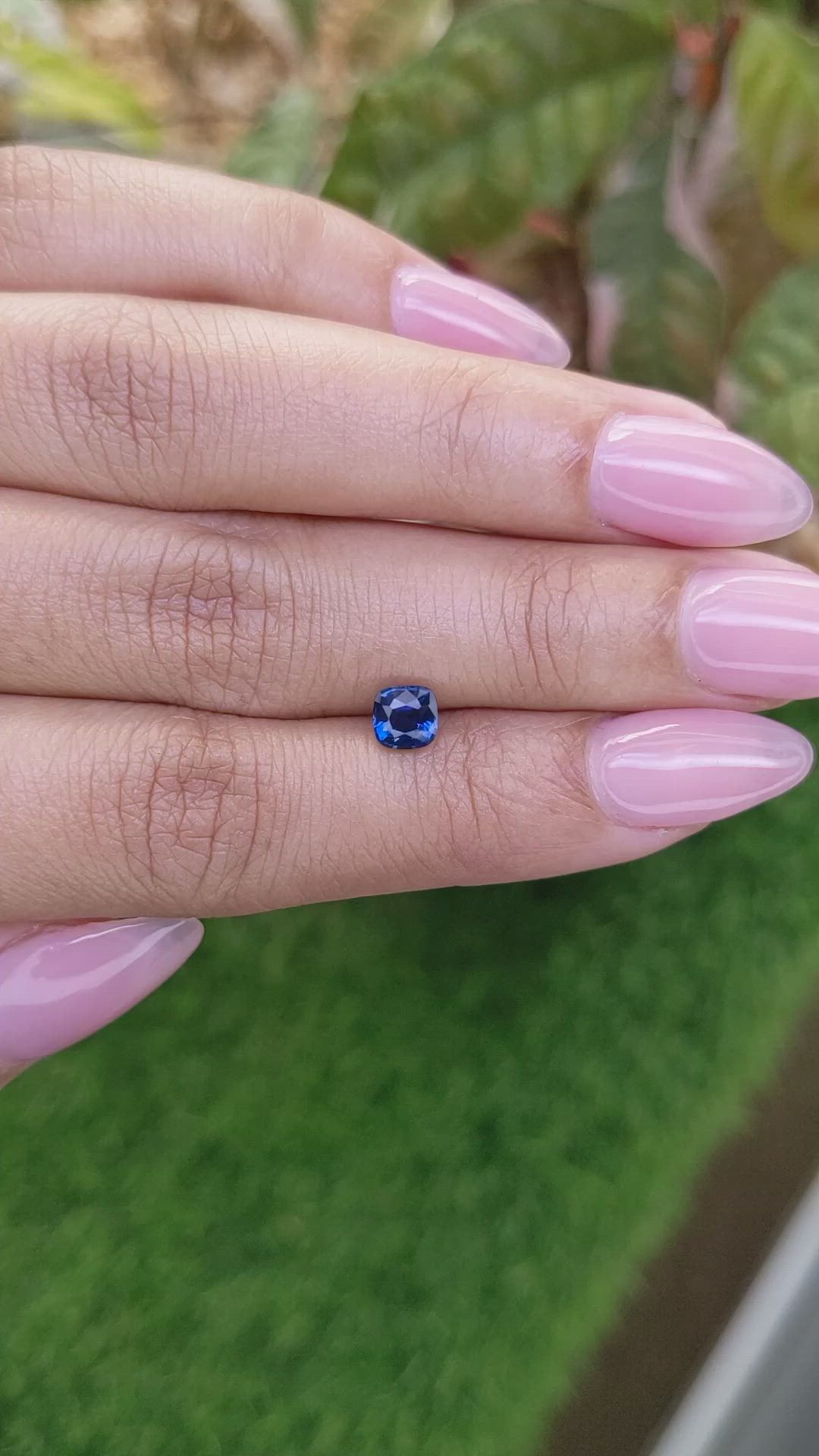 0.89 Ct. Blue Sapphire from Madagascar Size Video