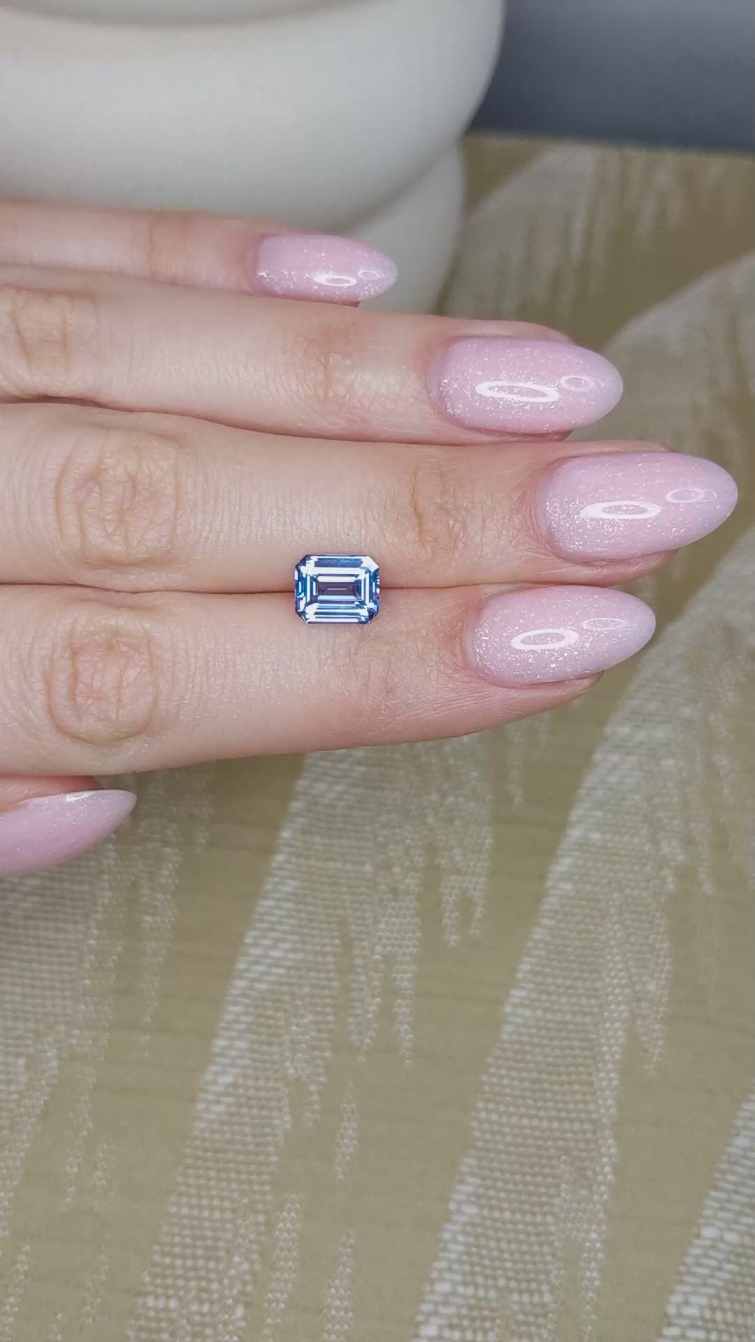2.45 Ct. Blue Sapphire from Ceylon (Sri Lanka) Size Video