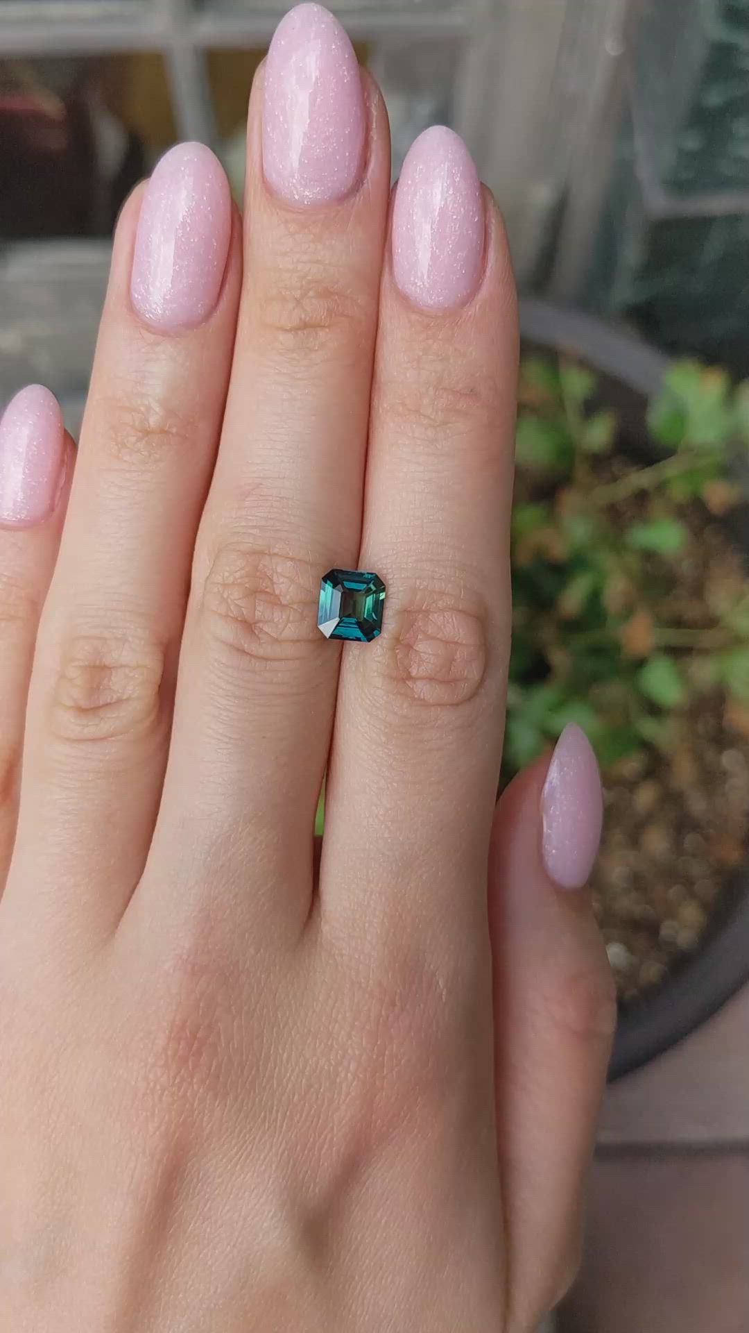 2.00 Ct. Green Sapphire from Madagascar Size Video