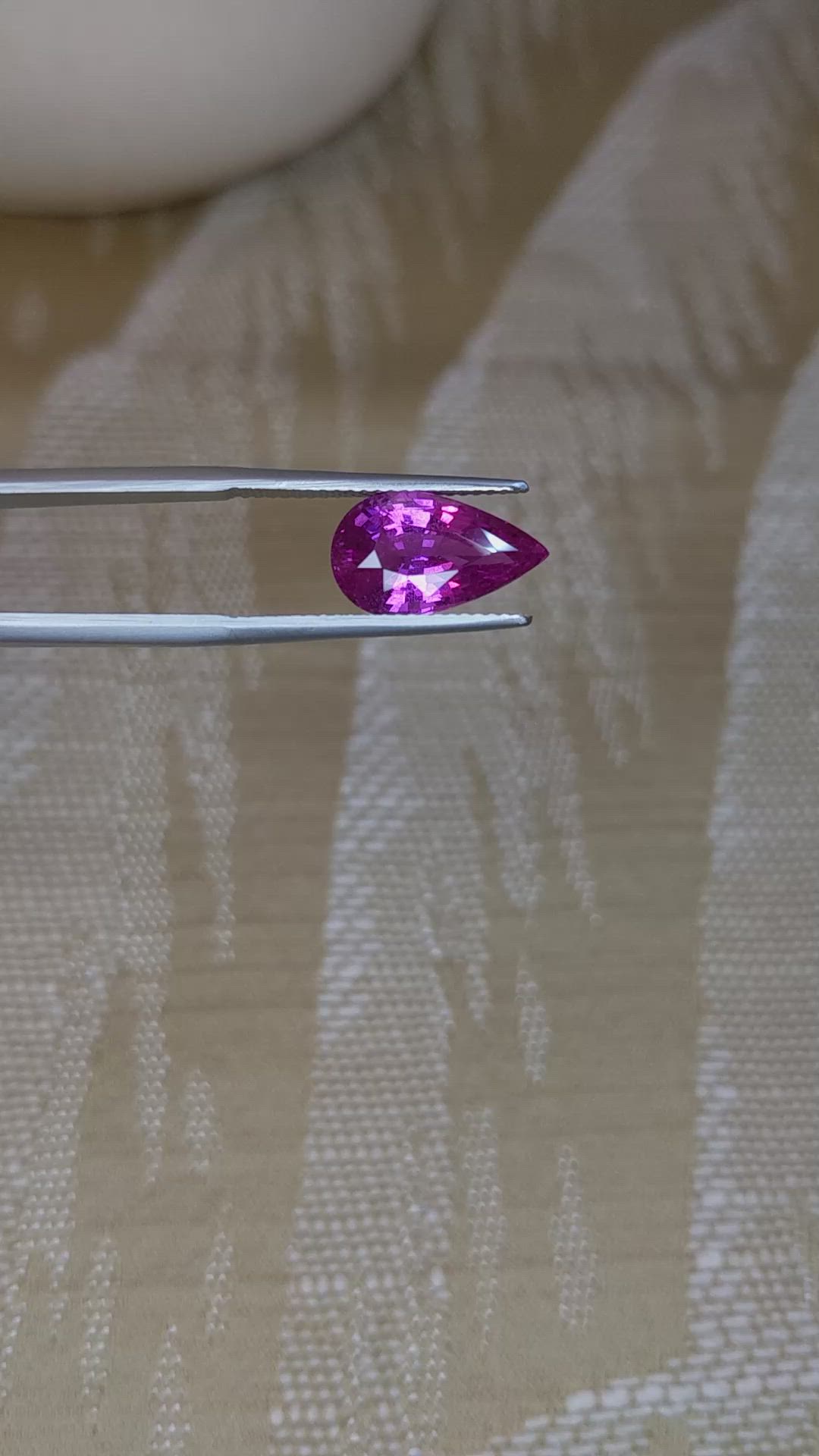 5.06 Ct. Pink Sapphire from Madagascar Size Video