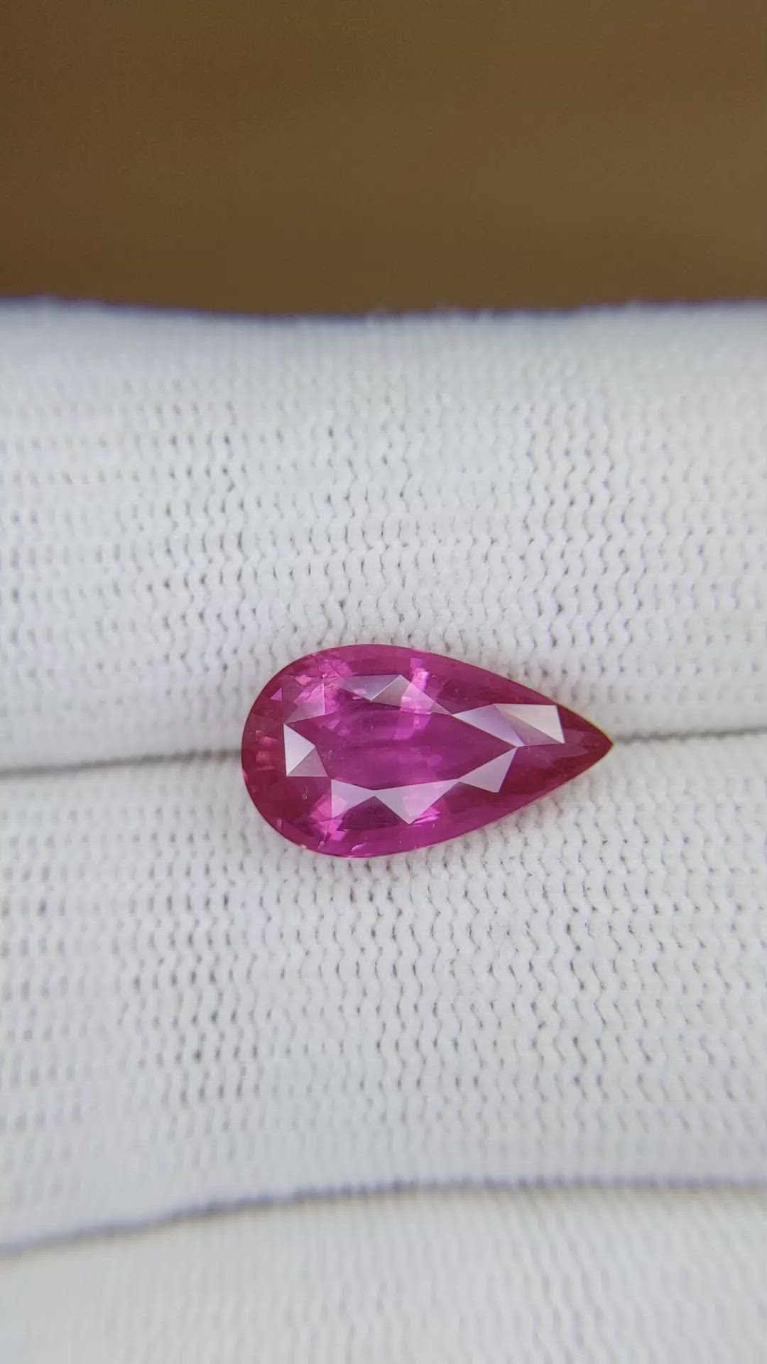5.06 Ct. Pink Sapphire from Madagascar Size Video