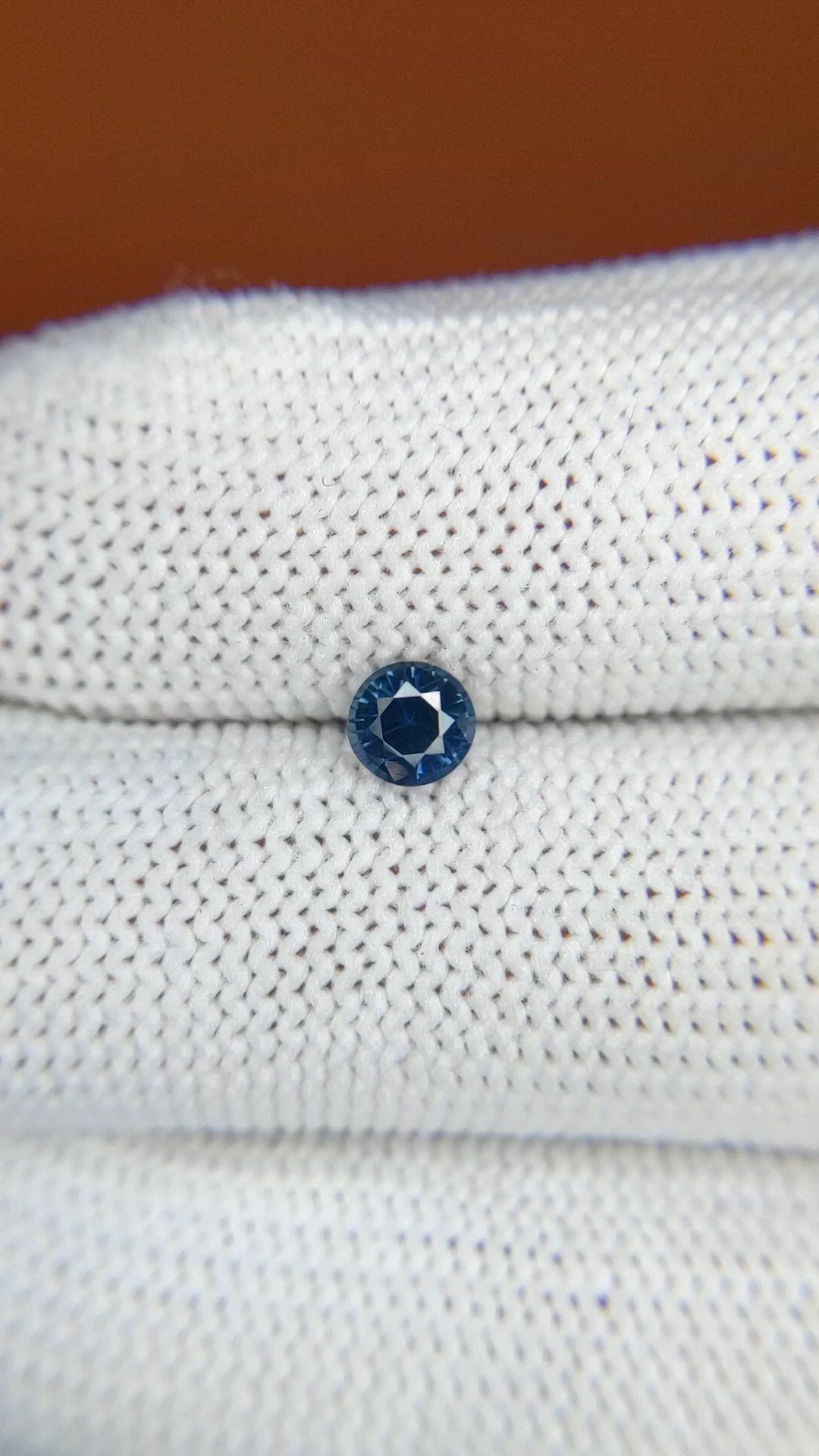 0.50 Ct. Blue Sapphire from Madagascar Size Video
