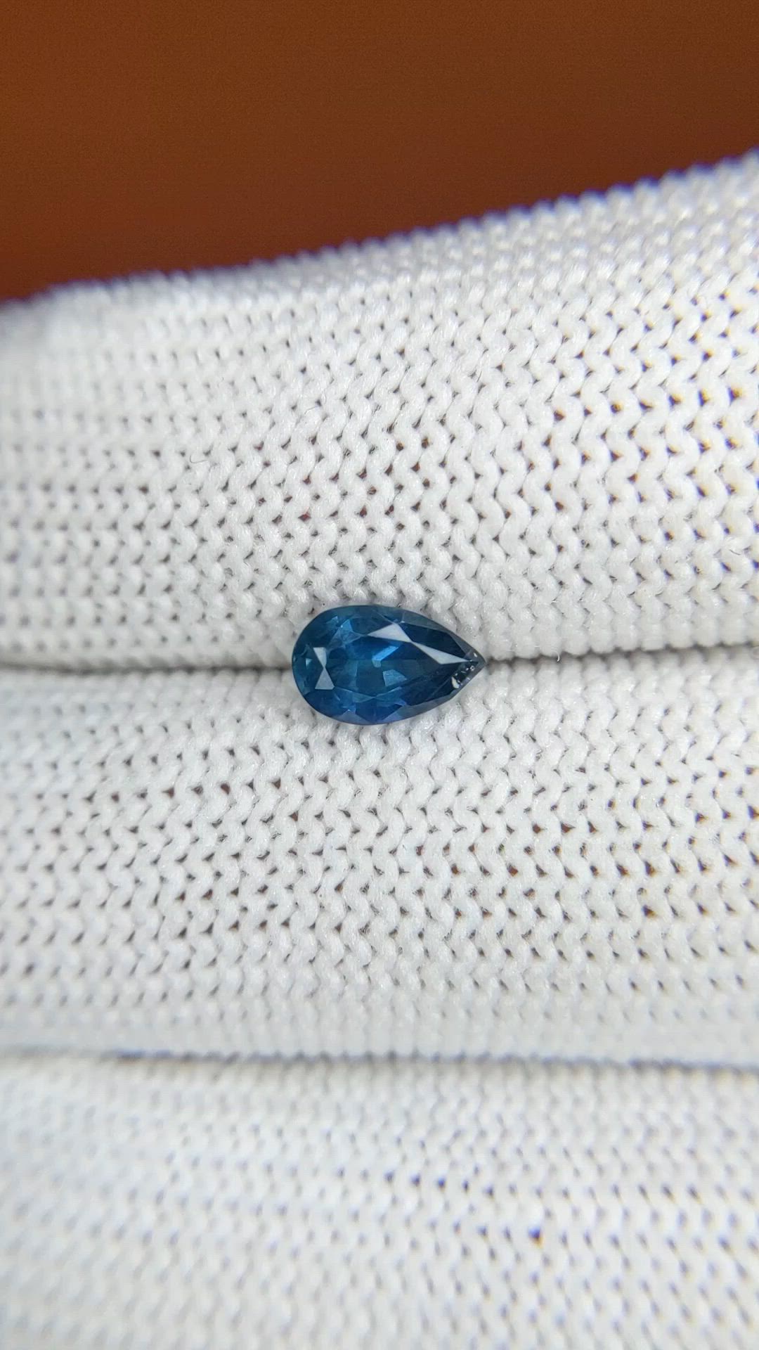 0.84 Ct. Blue Sapphire from Madagascar Size Video