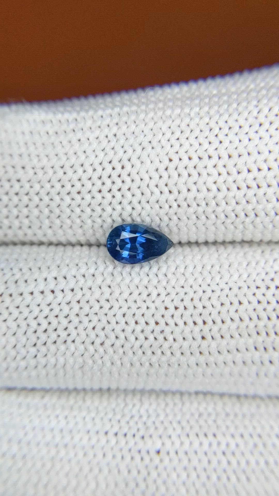 0.80 Ct. Blue Sapphire from Madagascar Size Video