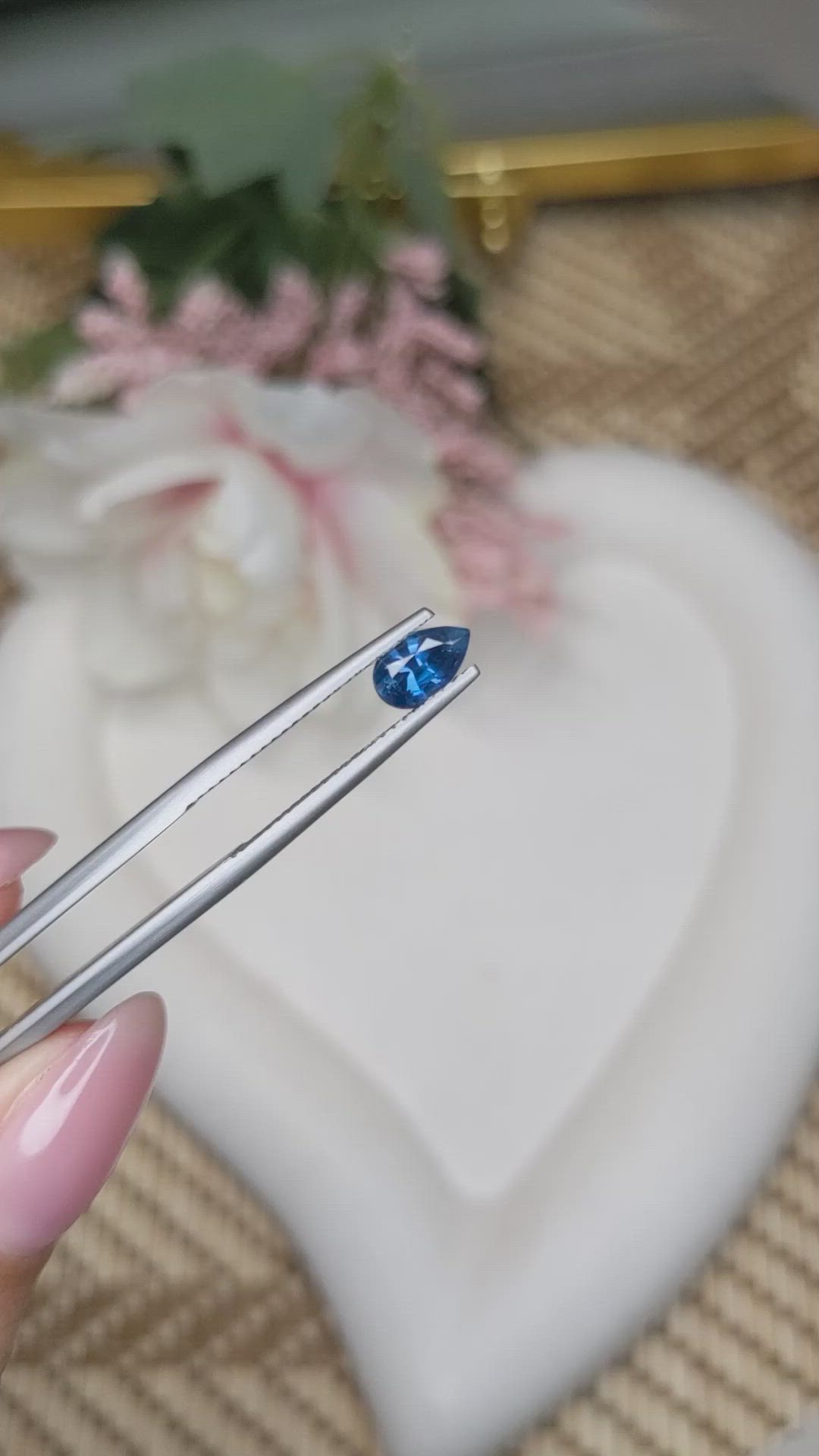 0.80 Ct. Blue Sapphire from Madagascar Size Video