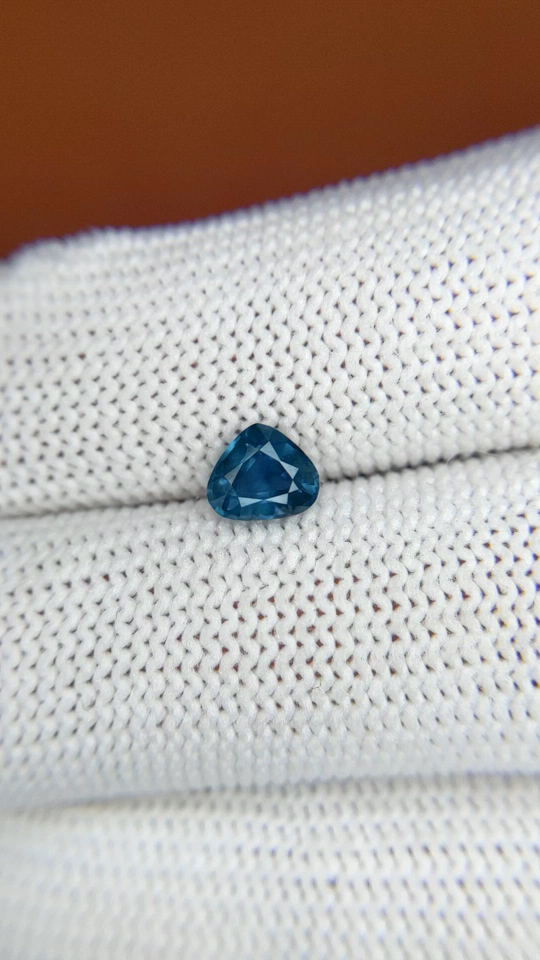 0.76 Ct. Blue Sapphire from Madagascar Size Video