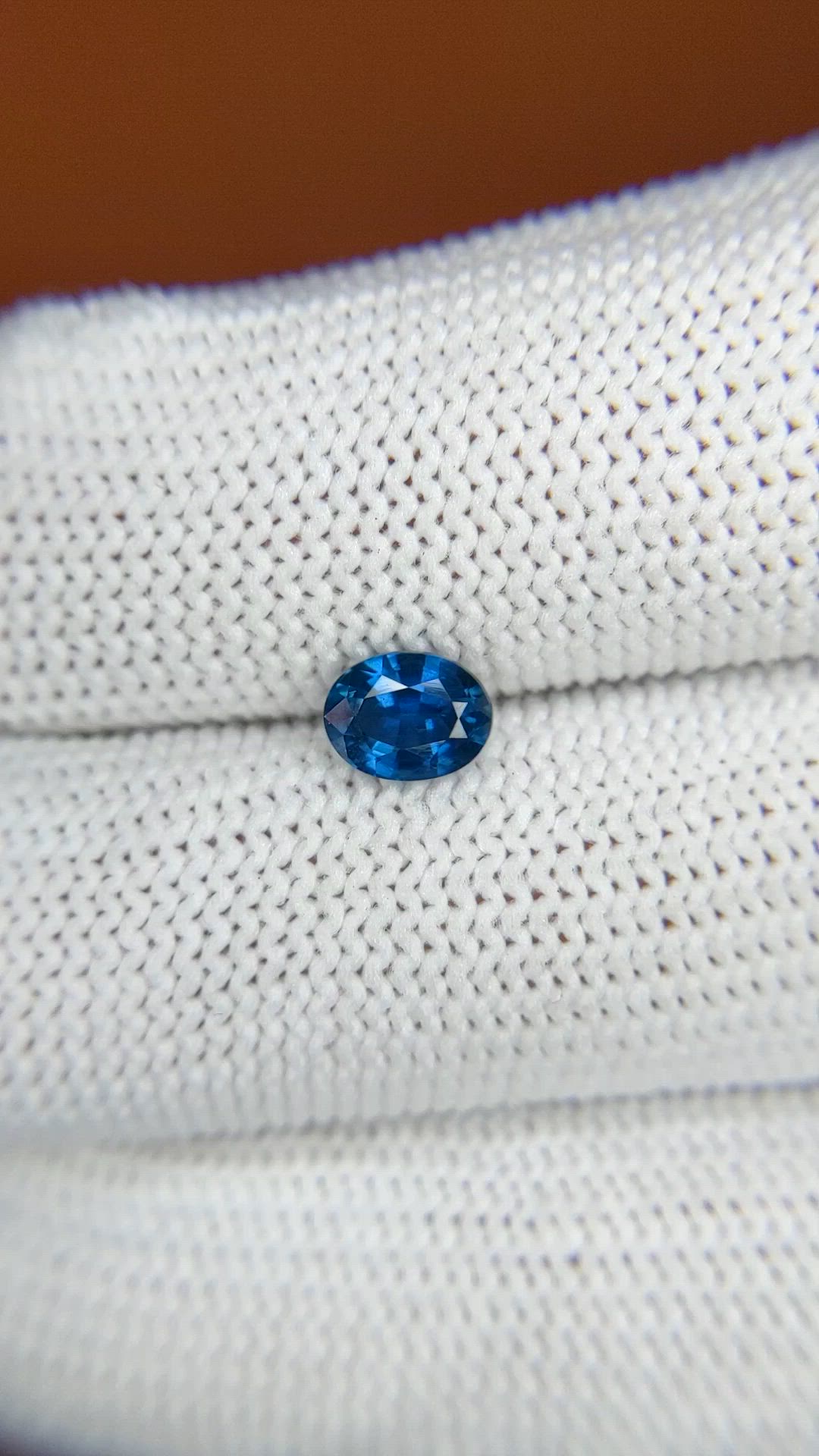 0.83 Ct. Blue Sapphire from Madagascar Size Video