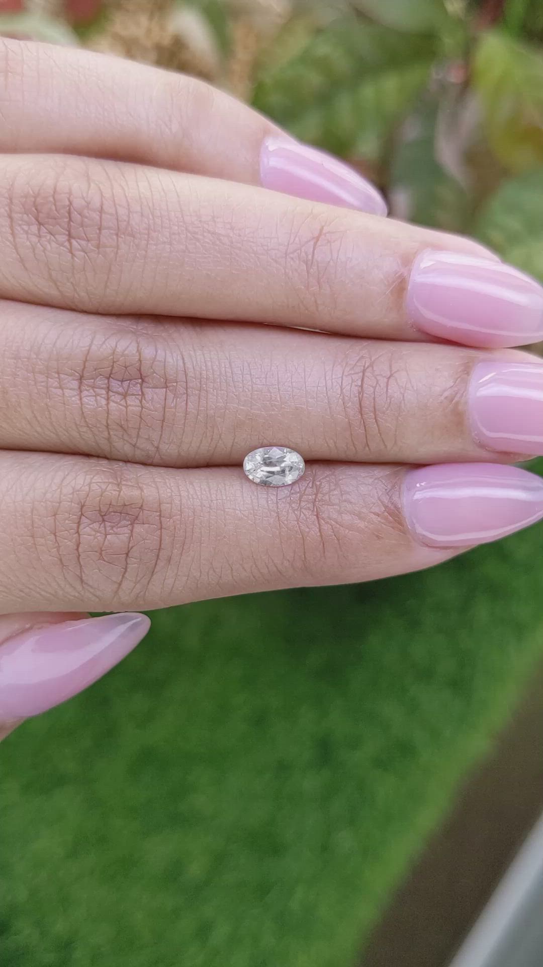 0.66 Ct. Yellow Sapphire from Ceylon (Sri Lanka) Size Video
