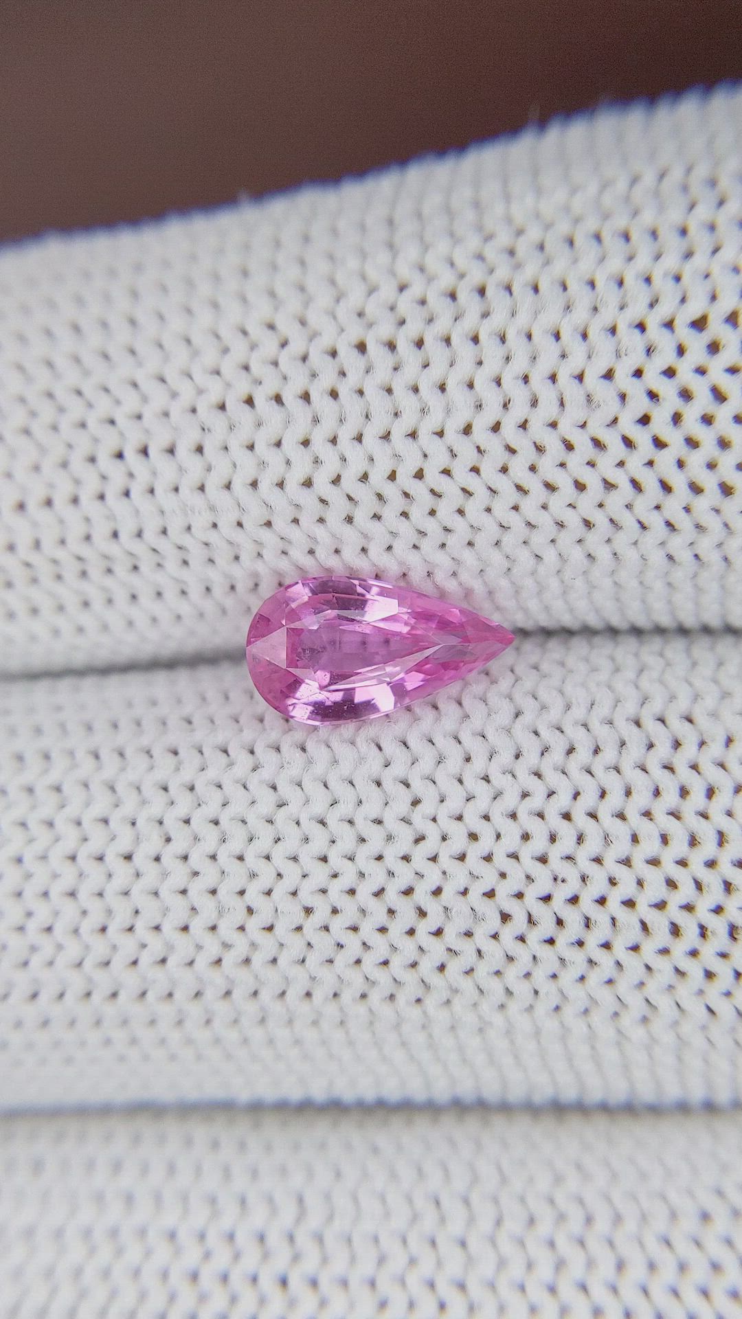 1.55 Ct. Pink Sapphire from Madagascar Size Video