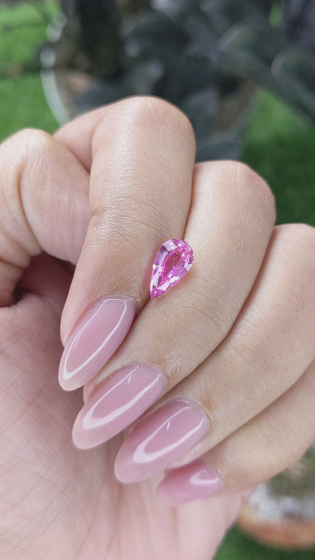 1.55 Ct. Pink Sapphire from Madagascar Size Video