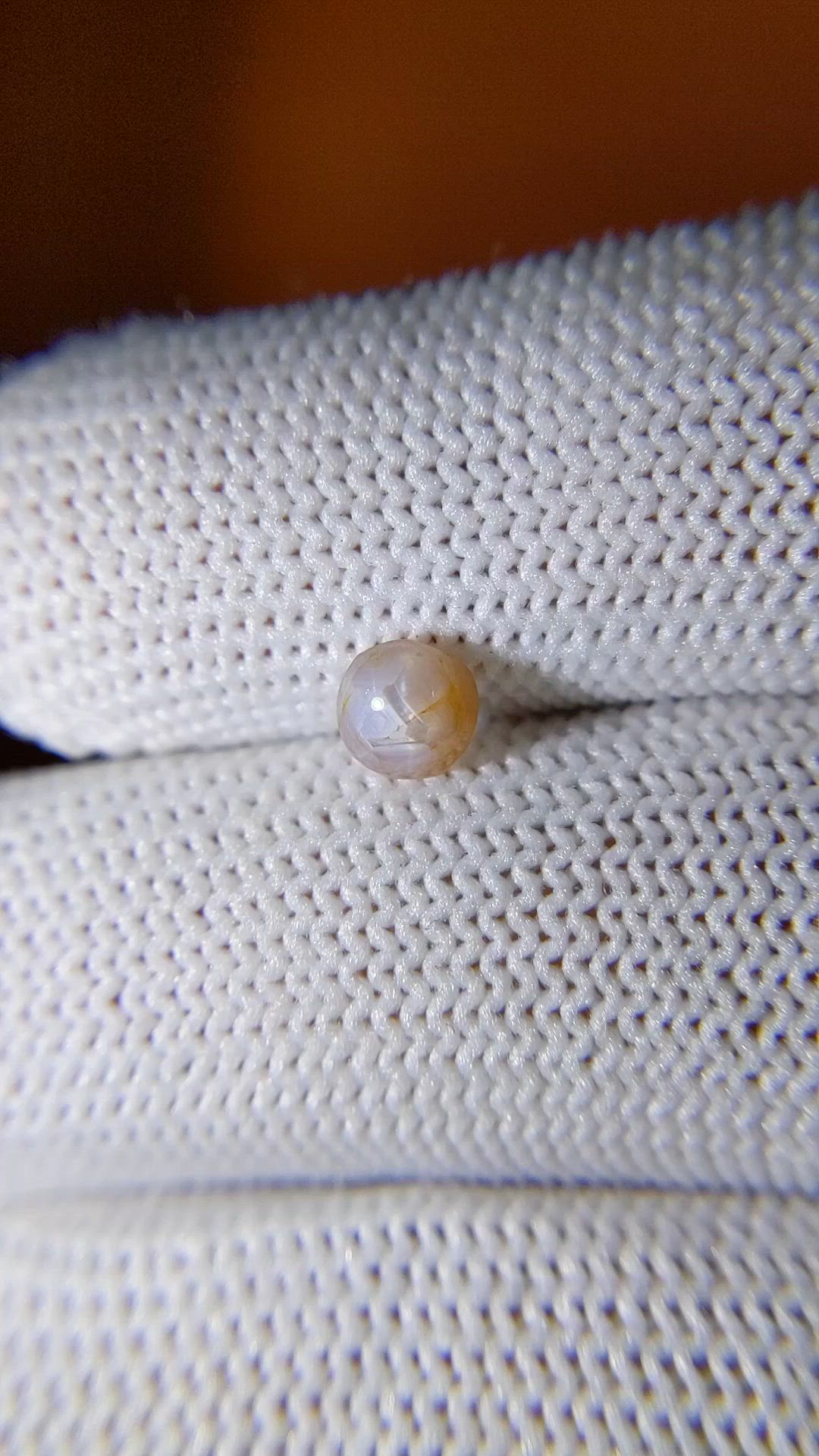 0.79 Ct. Greyish Blue Star Sapphire from Ceylon (Sri Lanka) Size Video
