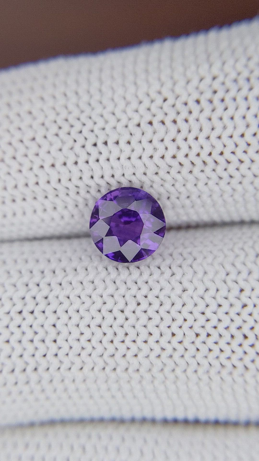 1.55 Ct. Bluish Purple Sapphire from Madagascar Size Video