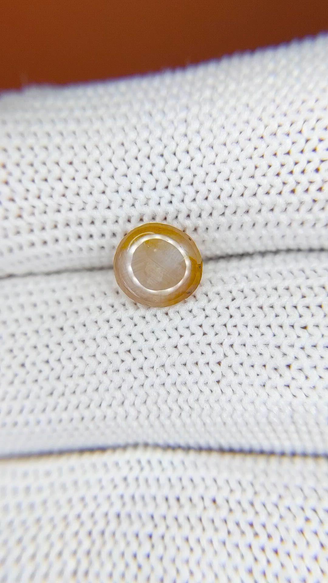 1.40 Ct. Bi Color / Parti Star Sapphire from Ceylon (Sri Lanka) Size Video