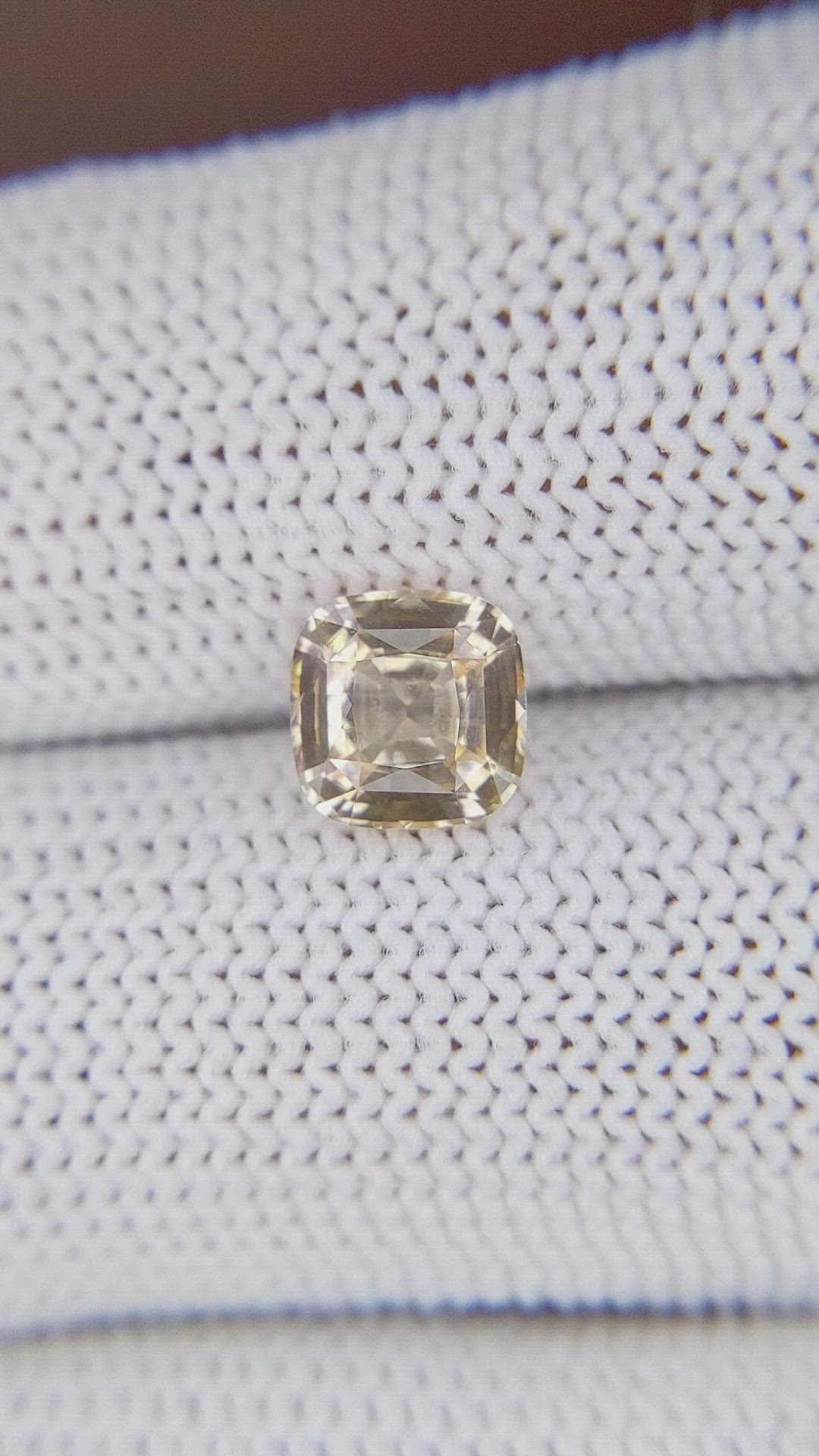 1.56 Ct. Peach Sapphire from Madagascar Size Video