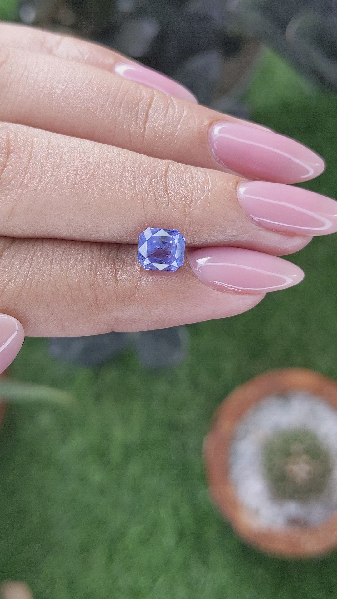 1.60 Ct. Blue Sapphire from Madagascar Size Video