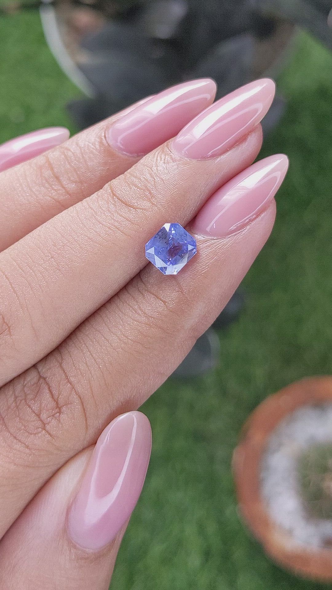 1.60 Ct. Blue Sapphire from Madagascar Size Video