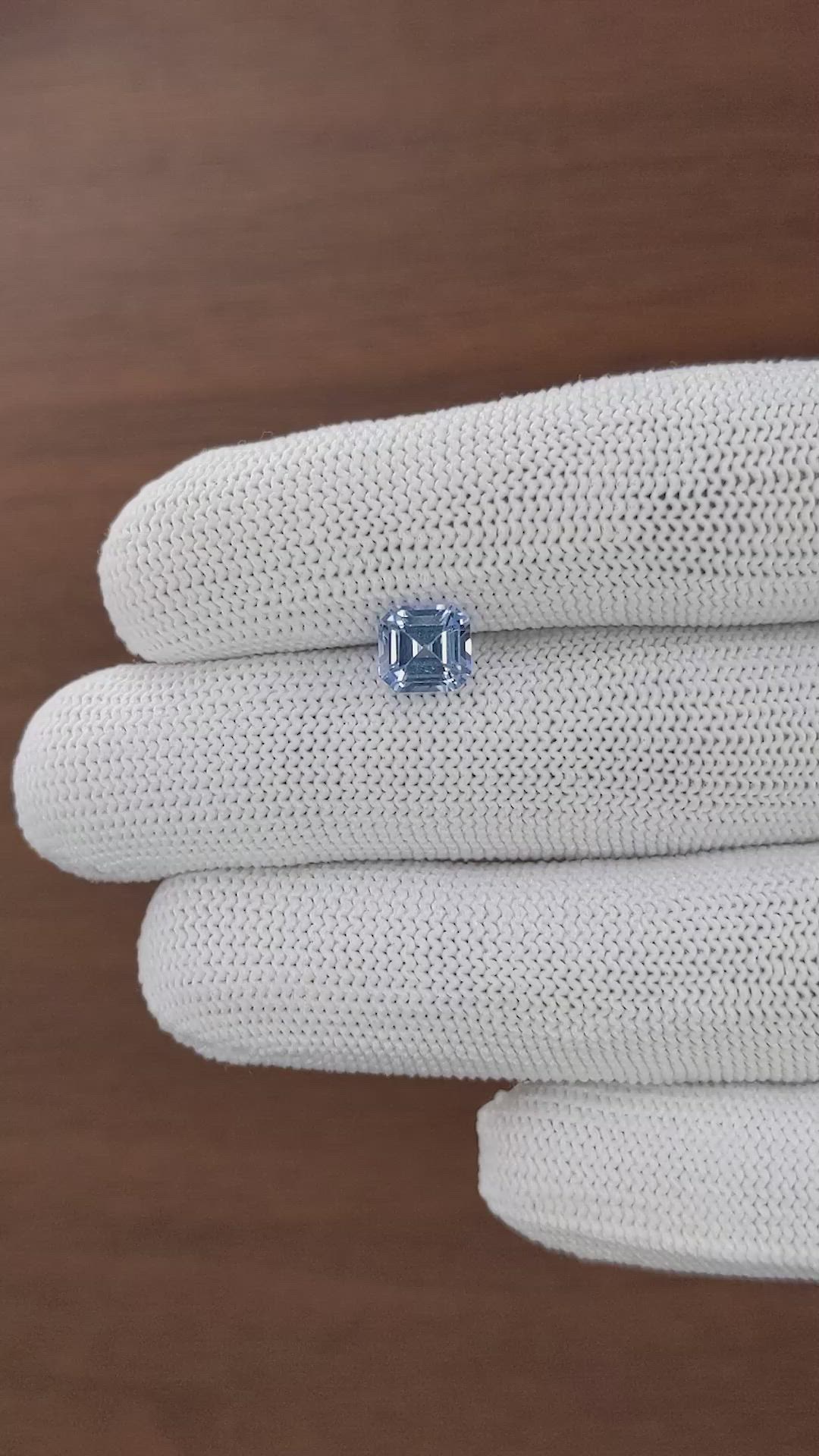 2.28 Ct. Blue Sapphire from Ceylon (Sri Lanka) Size Video