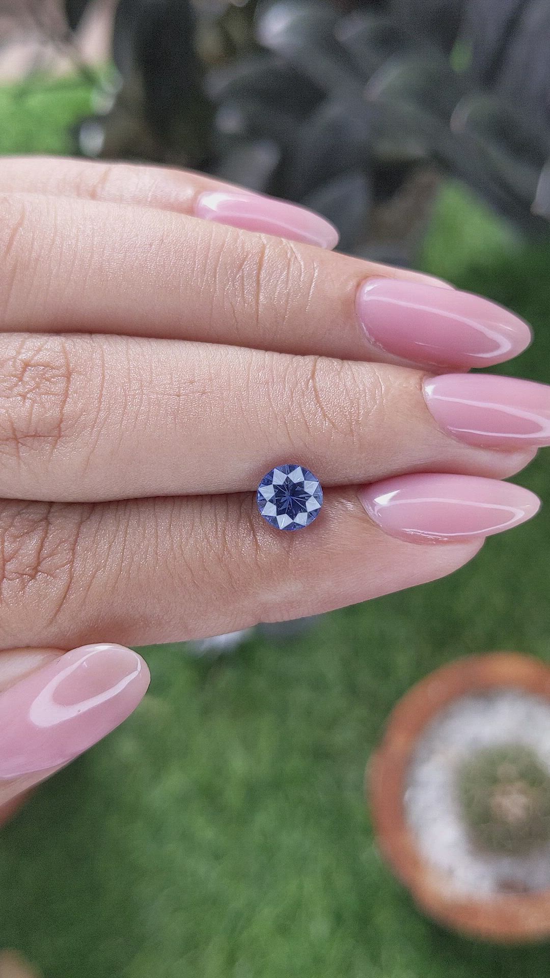 1.22 Ct. Blue Sapphire from Ceylon (Sri Lanka) Size Video