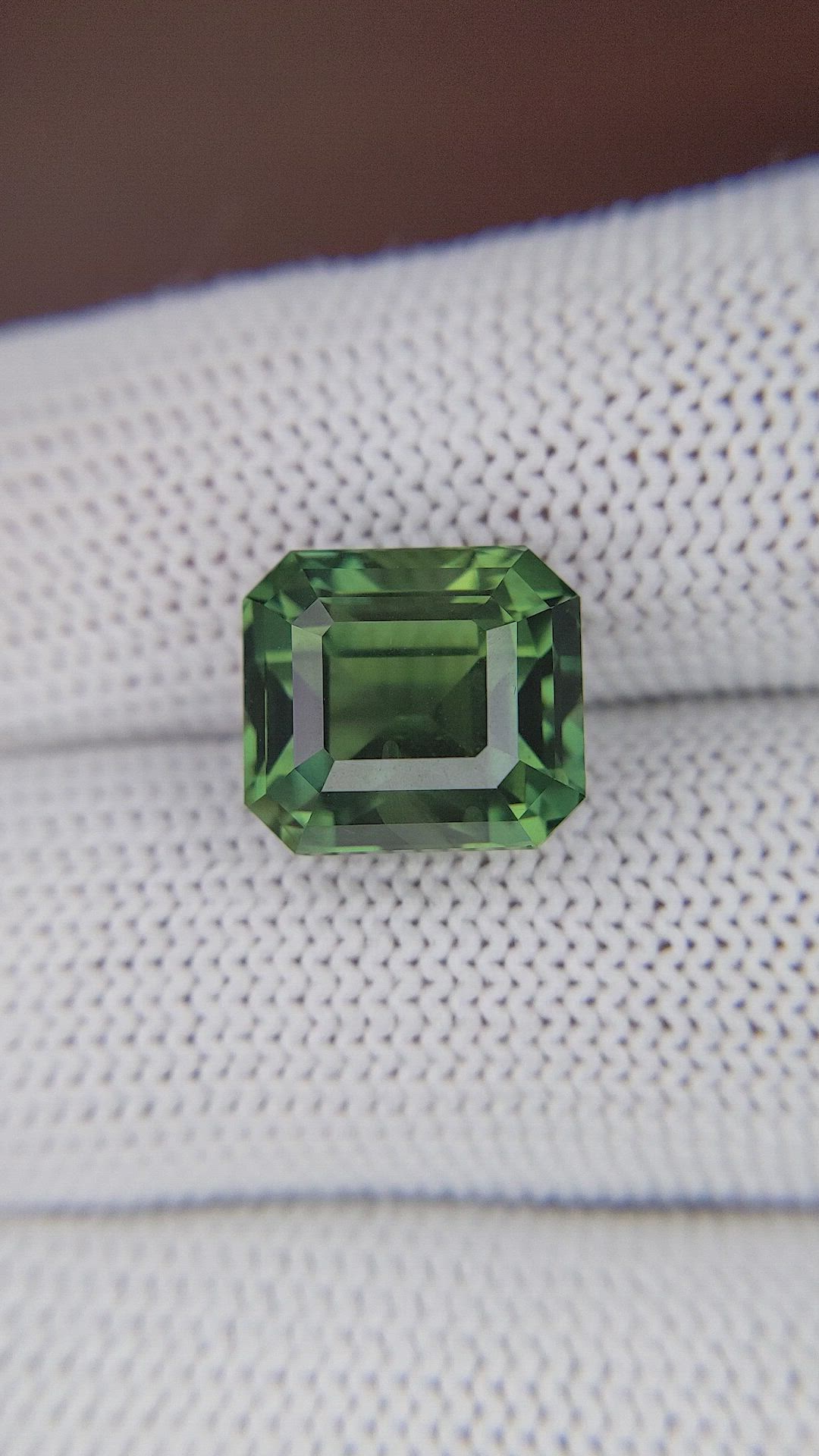 10.53 Ct. Bluish Green Sapphire from Africa Size Video