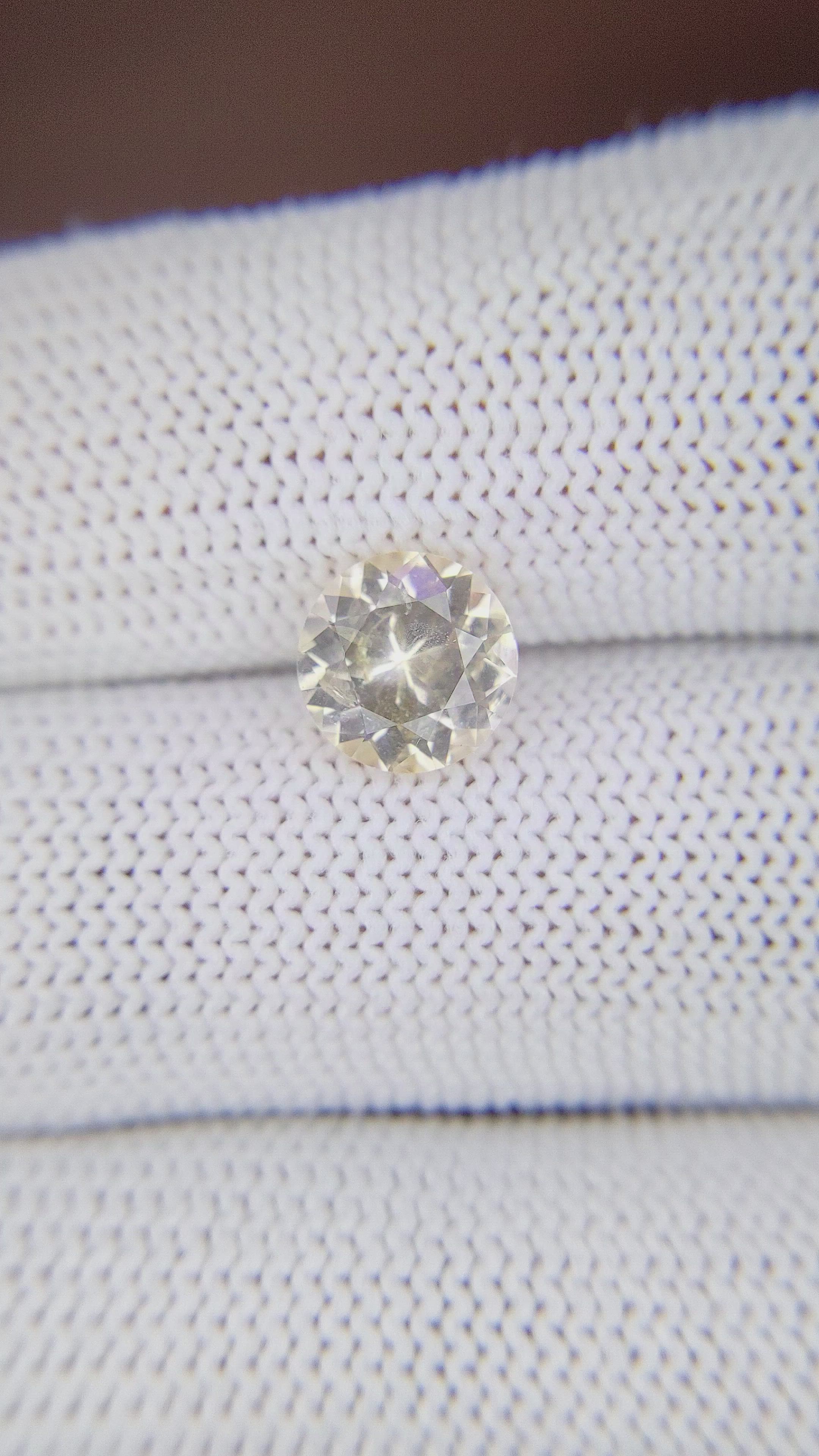 2.27 Ct. Yellow Sapphire from Ceylon (Sri Lanka) Size Video